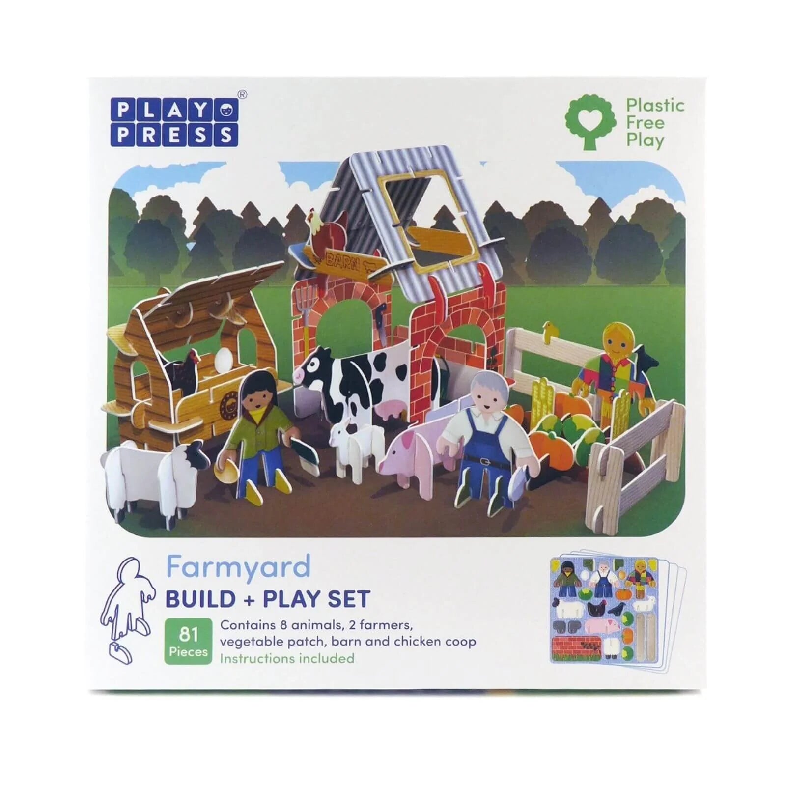 Playpress Toys Farmyard Playset - ebebek - Black Friday