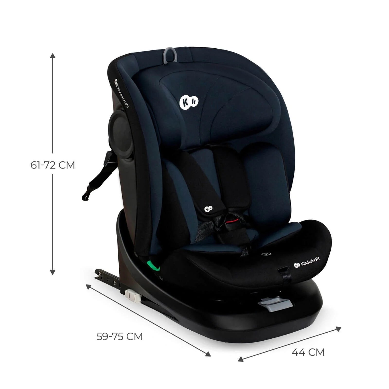 Kinderkraft i - Grow i - Size Car Seat (Birth to 12 Years) - Black - ebebek - Black Friday