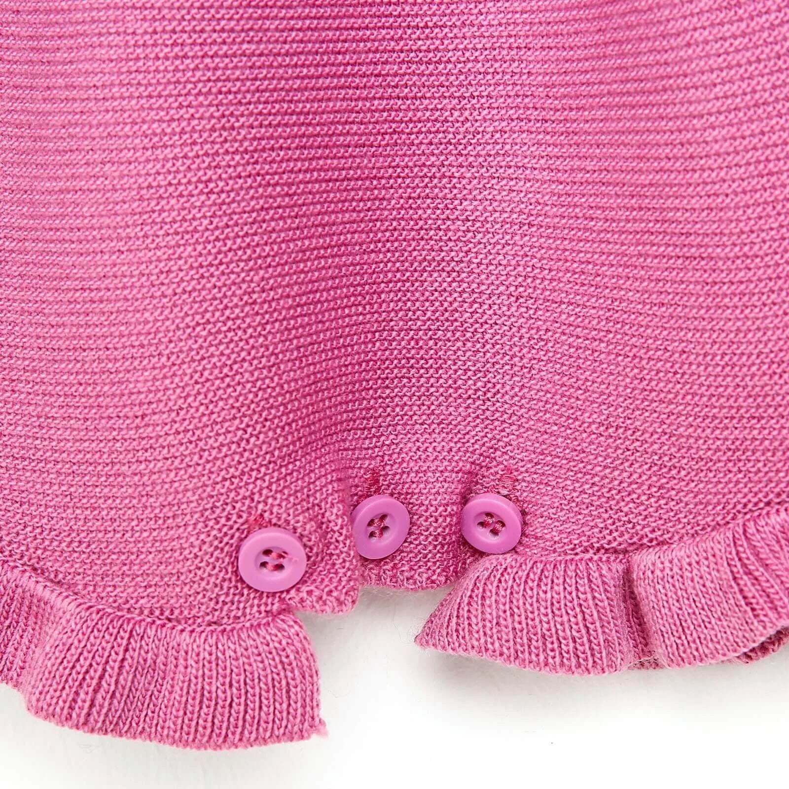 HelloBaby Newborn Frilled Knit Short Overall - Lilac - ebebek - Black Friday