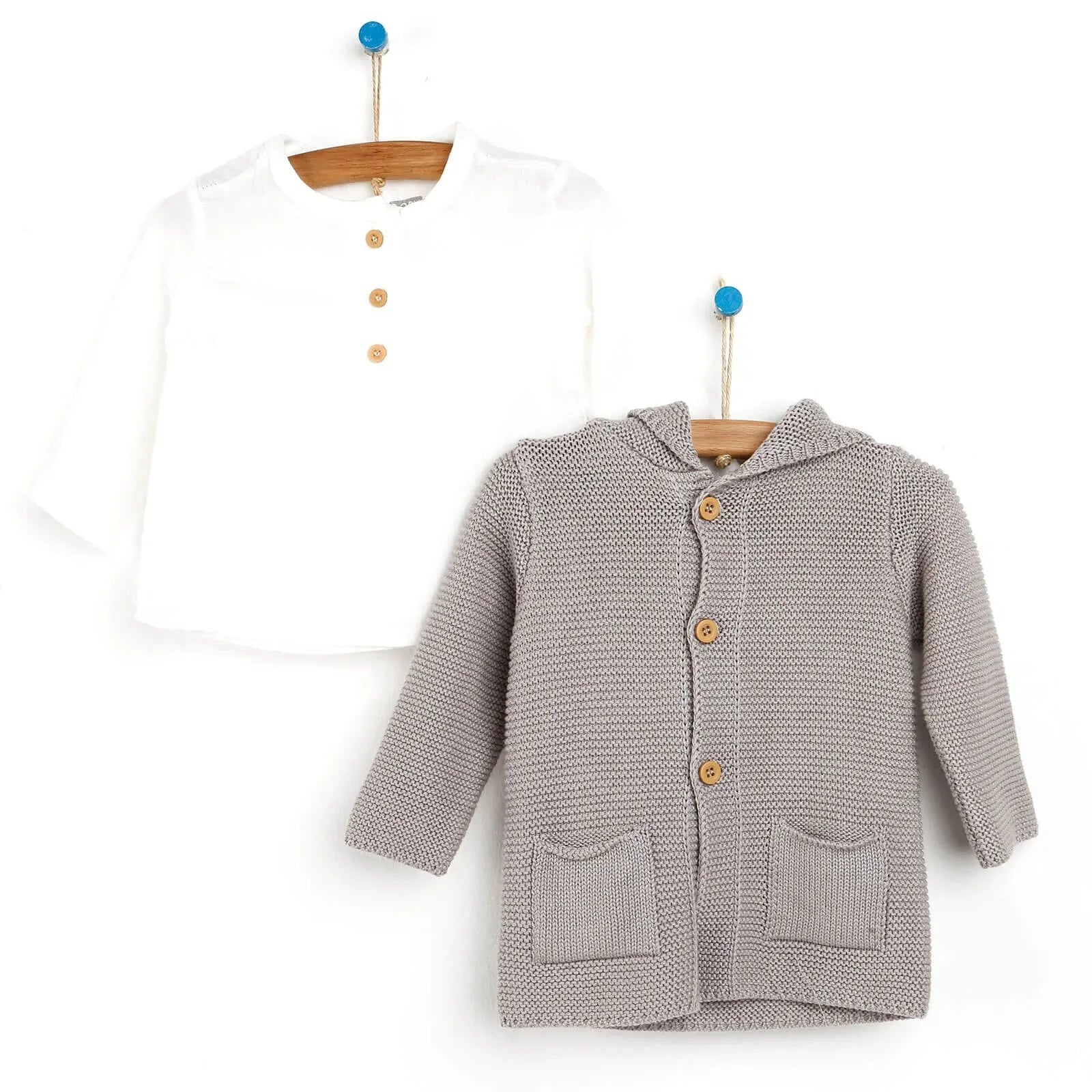 HelloBaby Shirt - Pants - Cardigan - Mink - ebebek - Black Friday