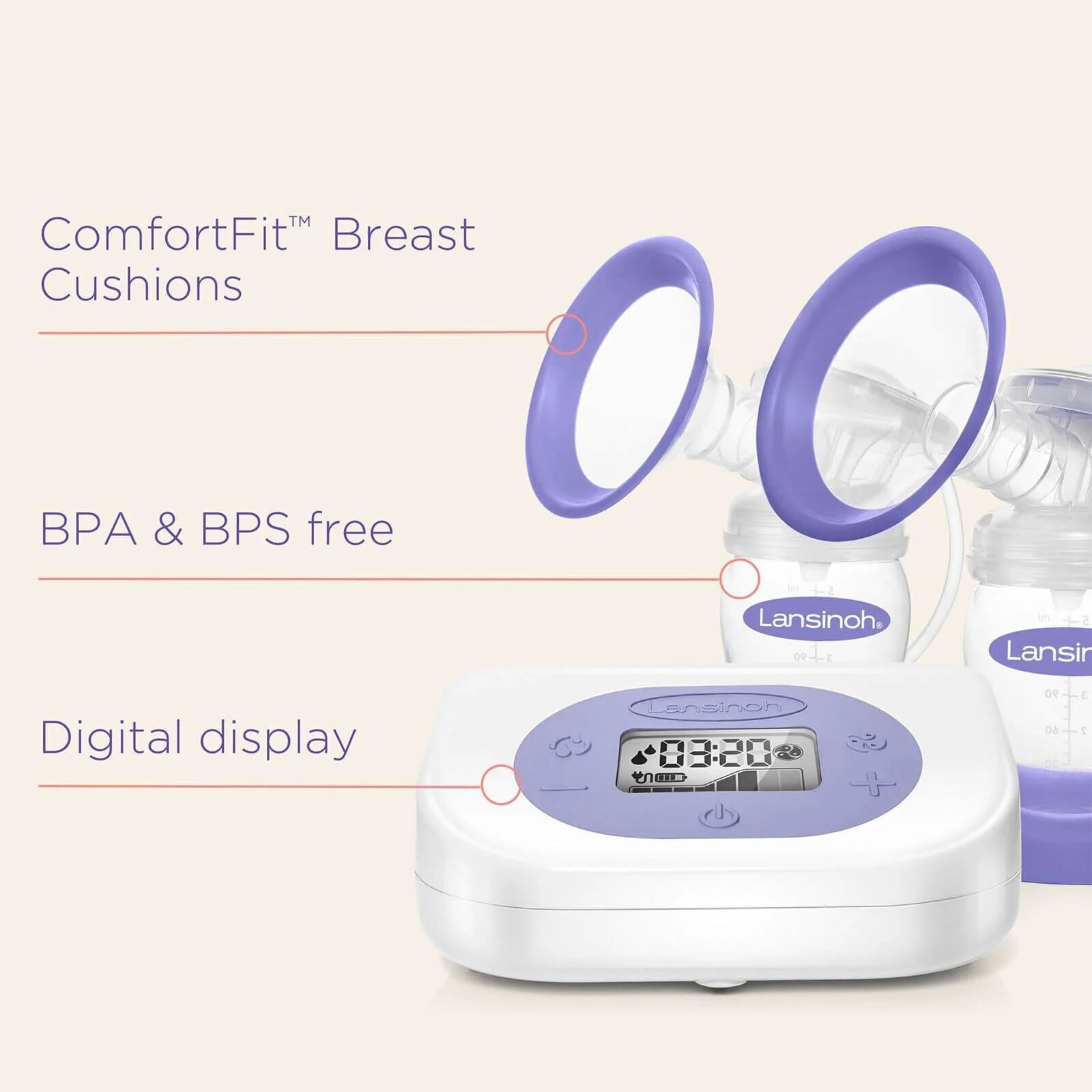 Lansinoh Smart Pump 2.0 Double Electric Breast Pump - ebebek - Black Friday