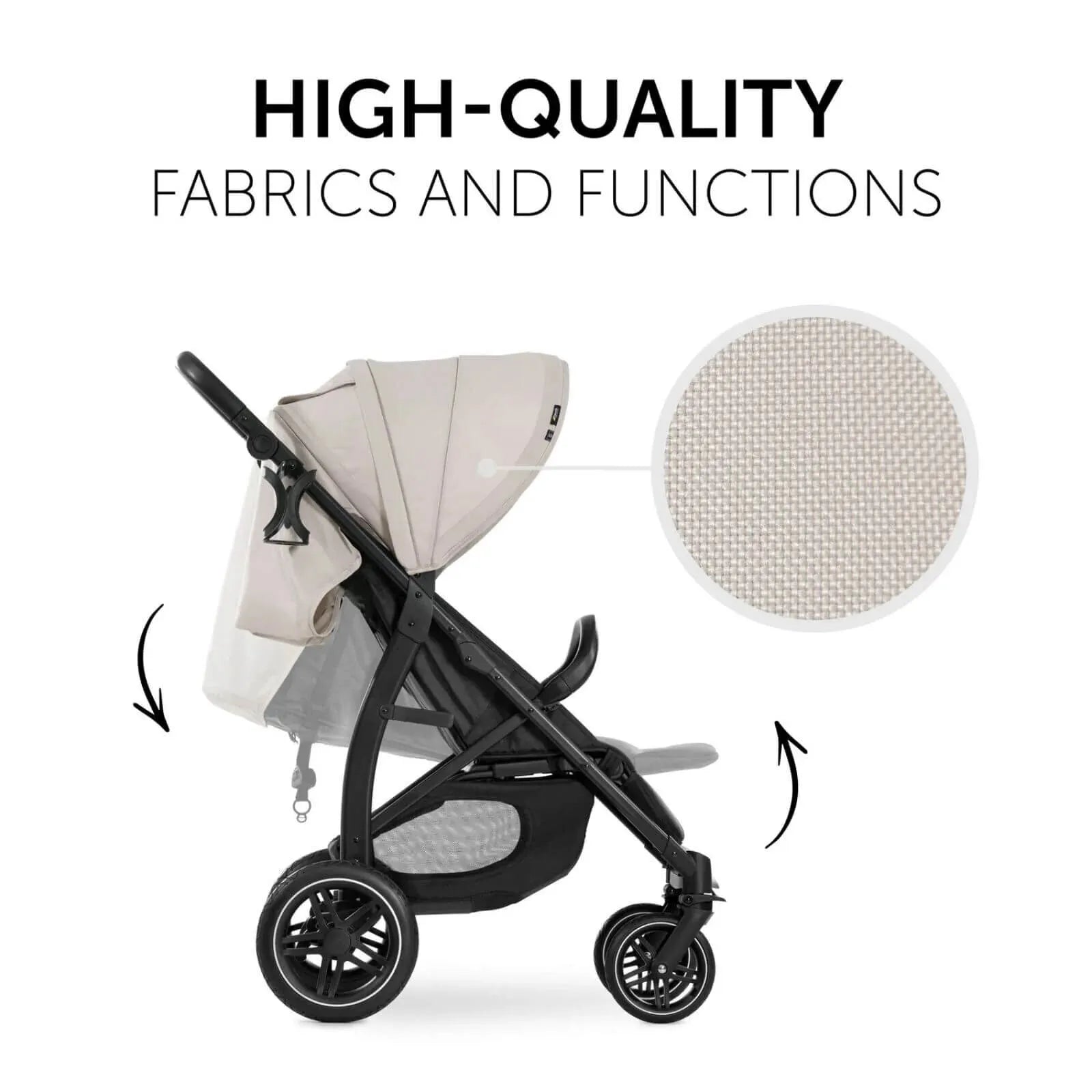 Hauck Rapid 4D Pushchair - Beige - ebebek - Black Friday
