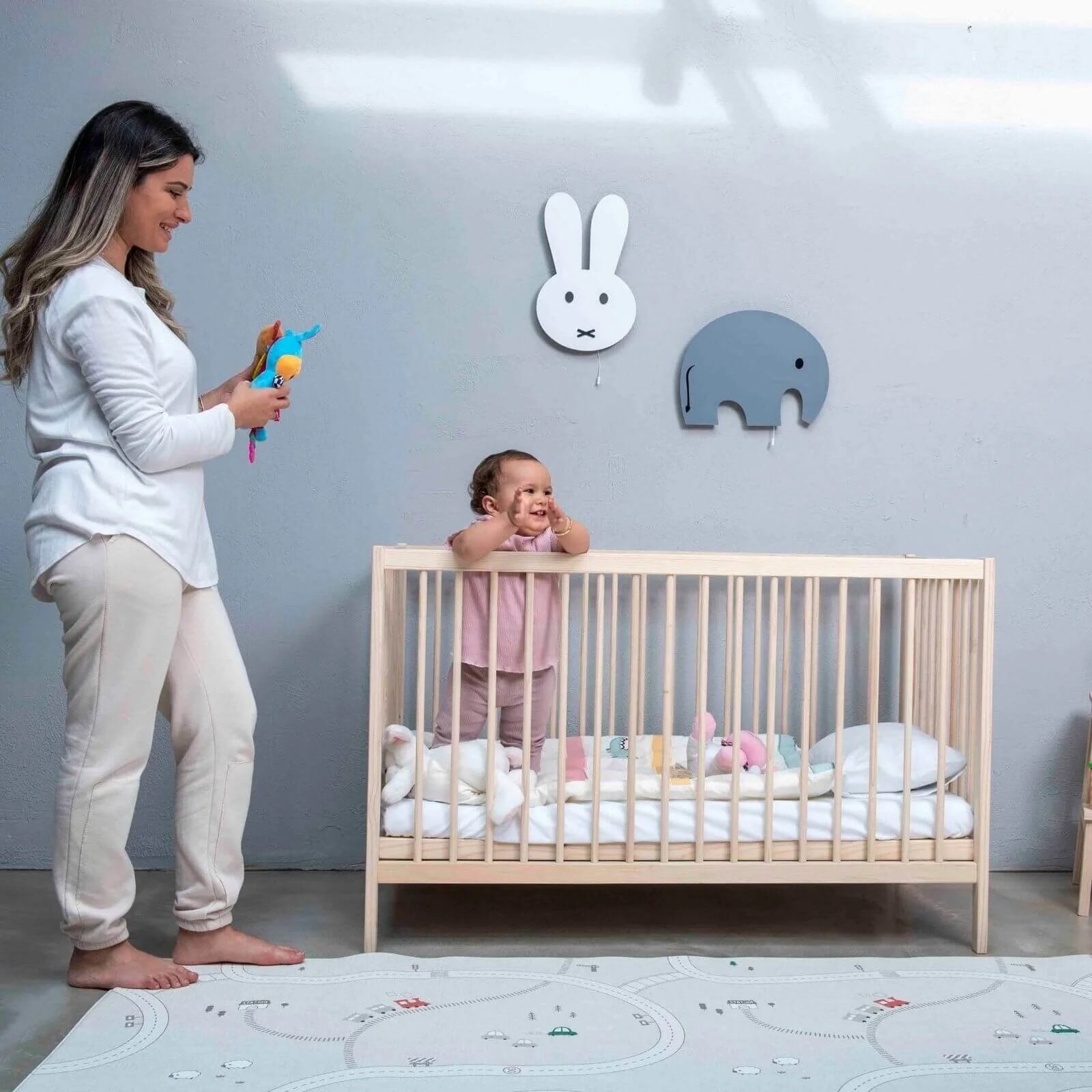 Kukka Natural Wood 2 - Level Cot 60x120 cm - ebebek - Black Friday