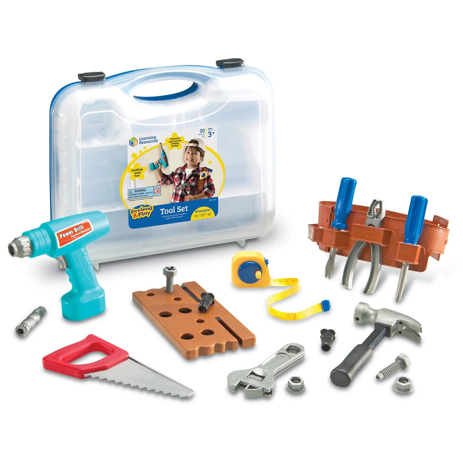 Learning Resources Pretend & Play Work Belt Tool Set - ebebek - Black Friday