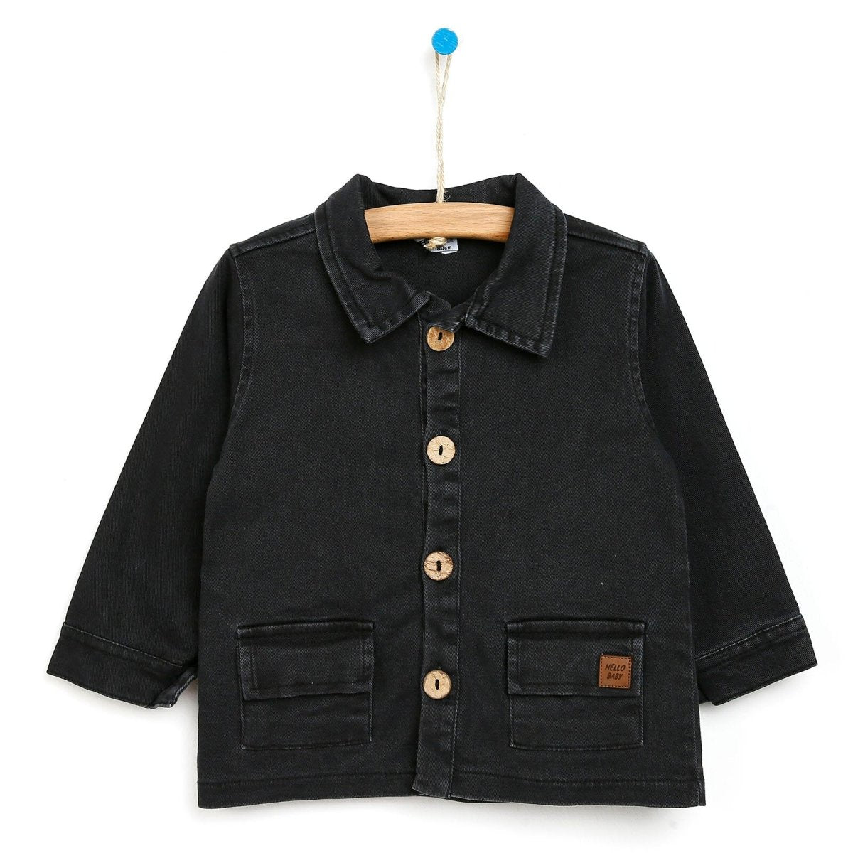 HelloBaby Basic Baby Boy Gabardine Jacket - Anthracite - ebebek - Black Friday