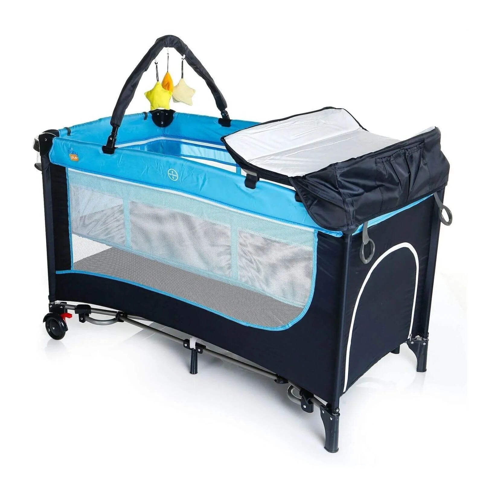 baby plus Play - Sleep Travel Cot - Ocean Blue - ebebek - Black Friday