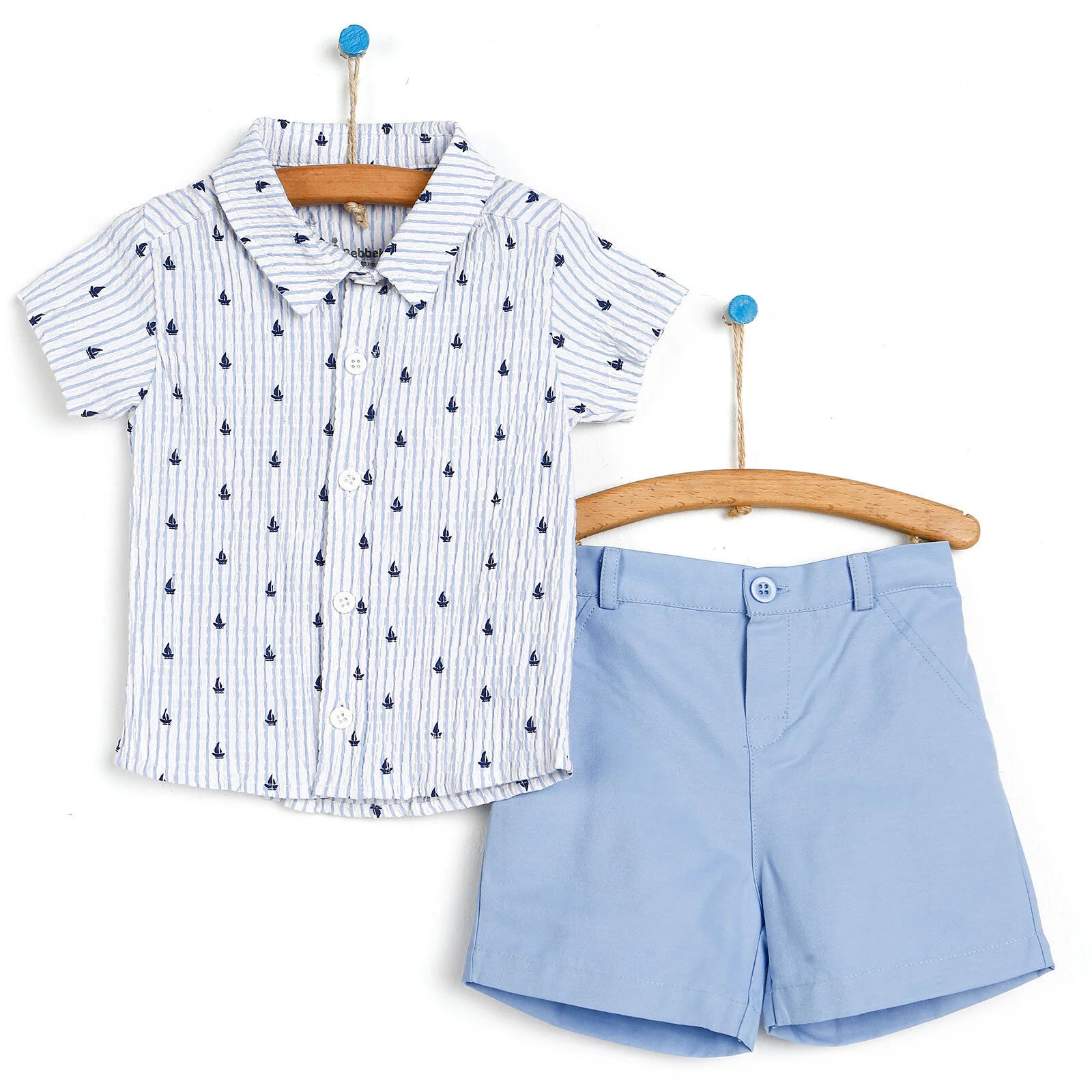 Bebbek Little Marine Shirt - Short - White - ebebek - Black Friday