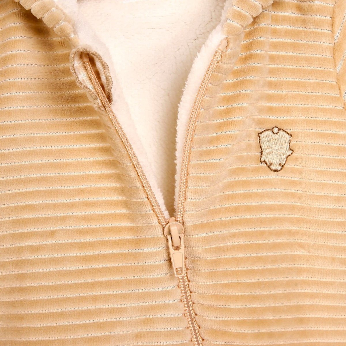 Bebetto Footed Jumpsuit - Beige - ebebek - Black Friday