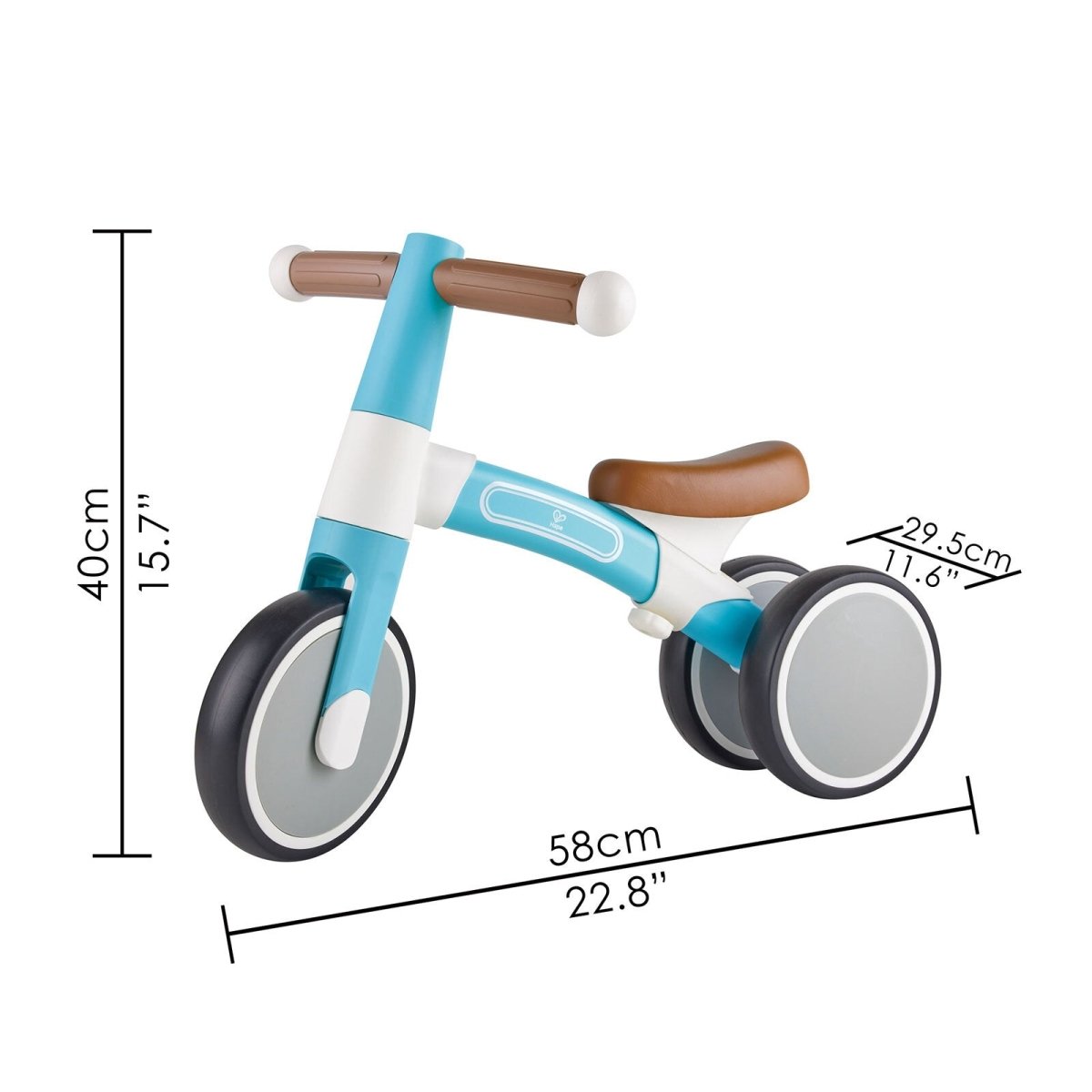 Hape First Ride Toddler Balance Bike, Blue - ebebek - Black Friday