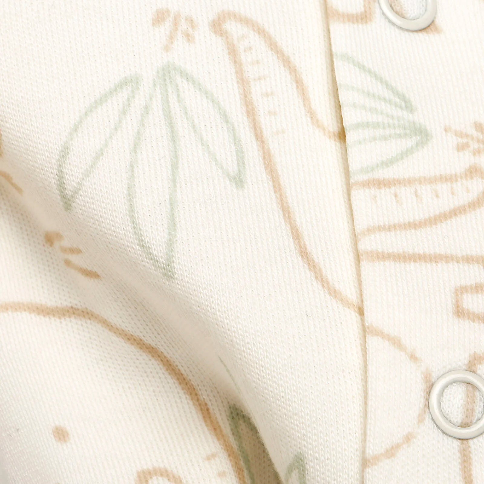 Bebetto Newborn Wrapover Top - Footed Bottom - Ecru - ebebek - Black Friday