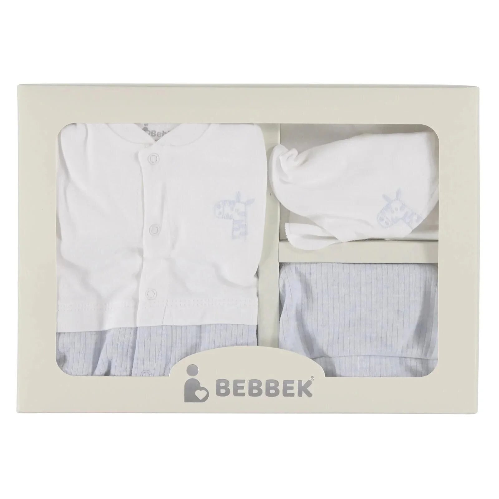 Bebbek Baby Boy 5 Pcs Newborn Starter Set - Light Blue - ebebek - Black Friday