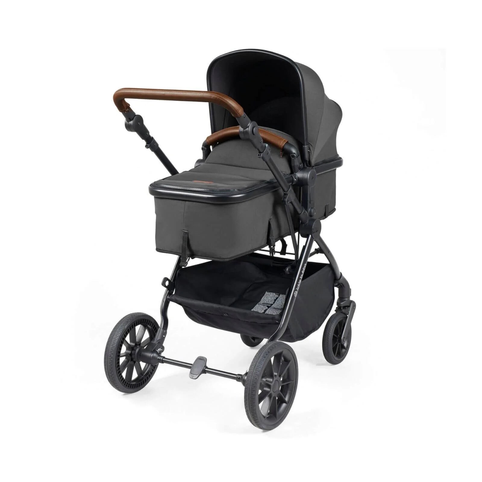 Ickle Bubba Cosmo 2 - in - 1 Pushchair & Carrycot - Black/Graphite Grey/Tan - ebebek - Black Friday
