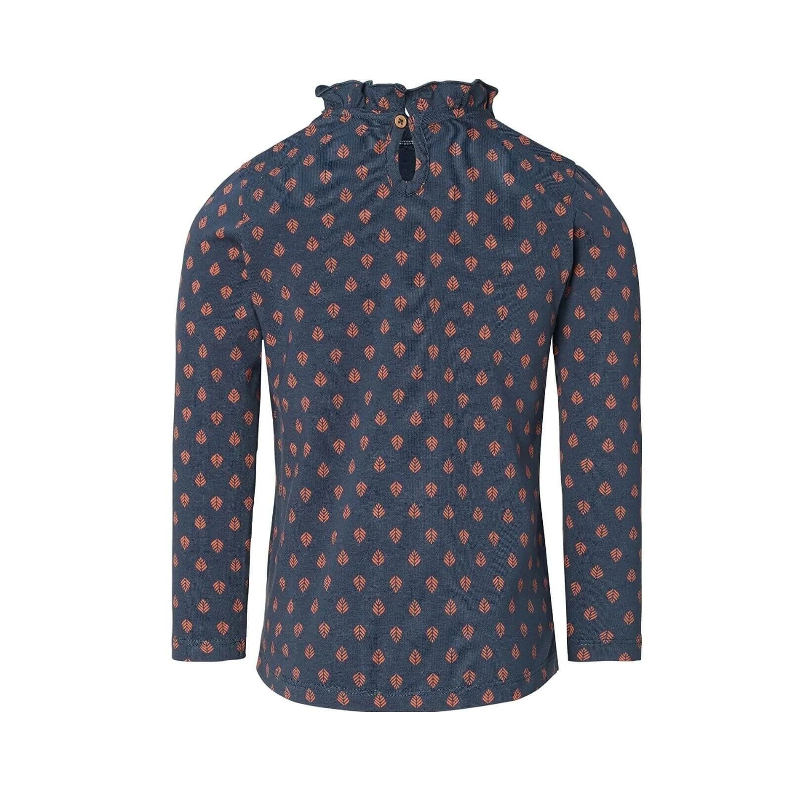 Noppies Girls T-shirt Long Sleeve Kosciusko Allover Print - Blue Nights - ebebek - Black Friday