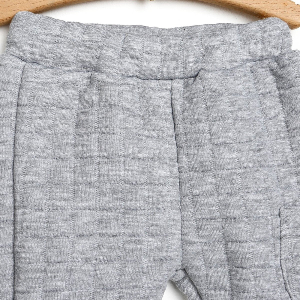 Tuffy Sweatshirt - Footless Bottom - Grey Melange - ebebek - Black Friday
