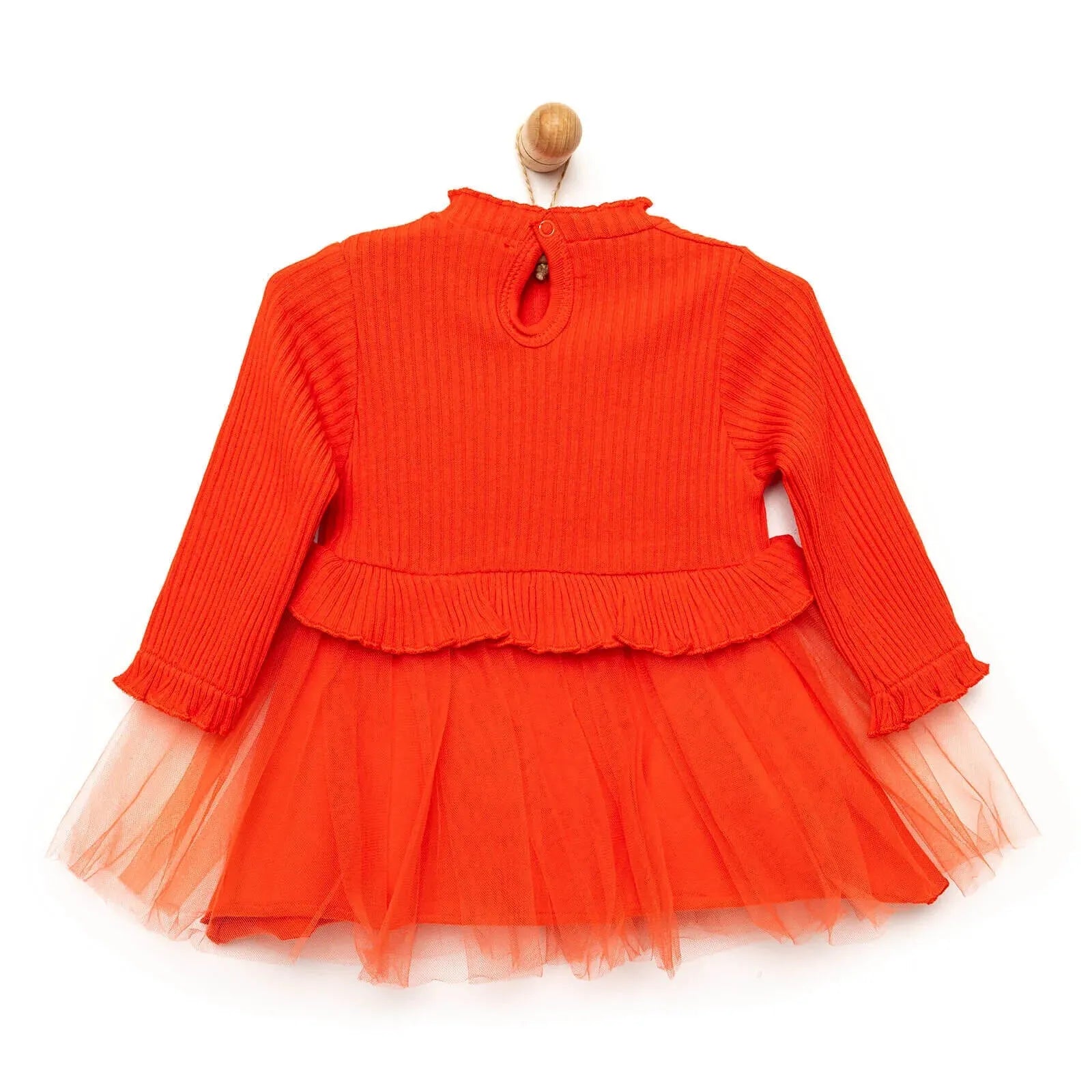 Bebetto Newborn Good Wishes Dress - Orange - ebebek - Black Friday