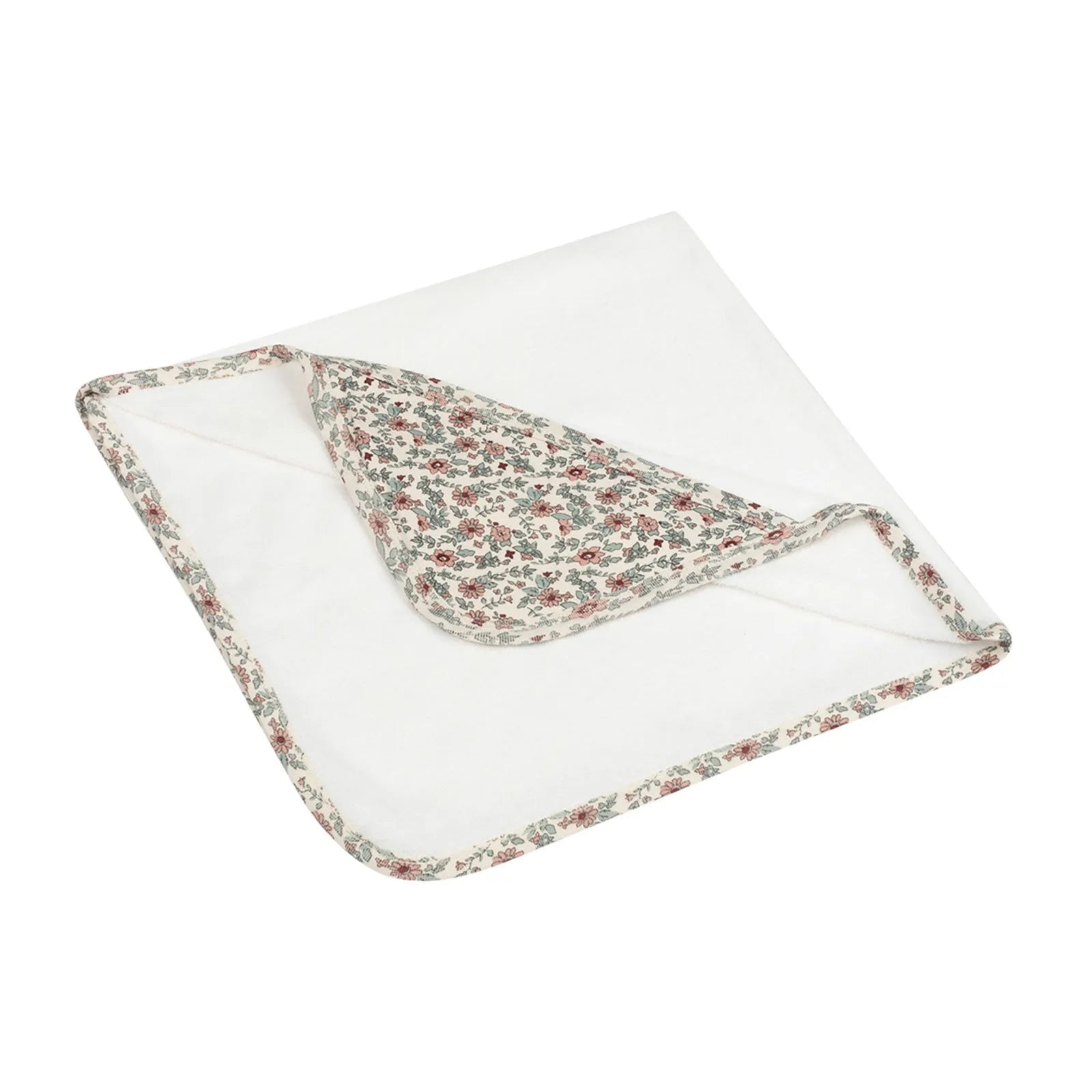 Antebies Winter Flowers Rib Bath Towel With Hat - ebebek - Black Friday