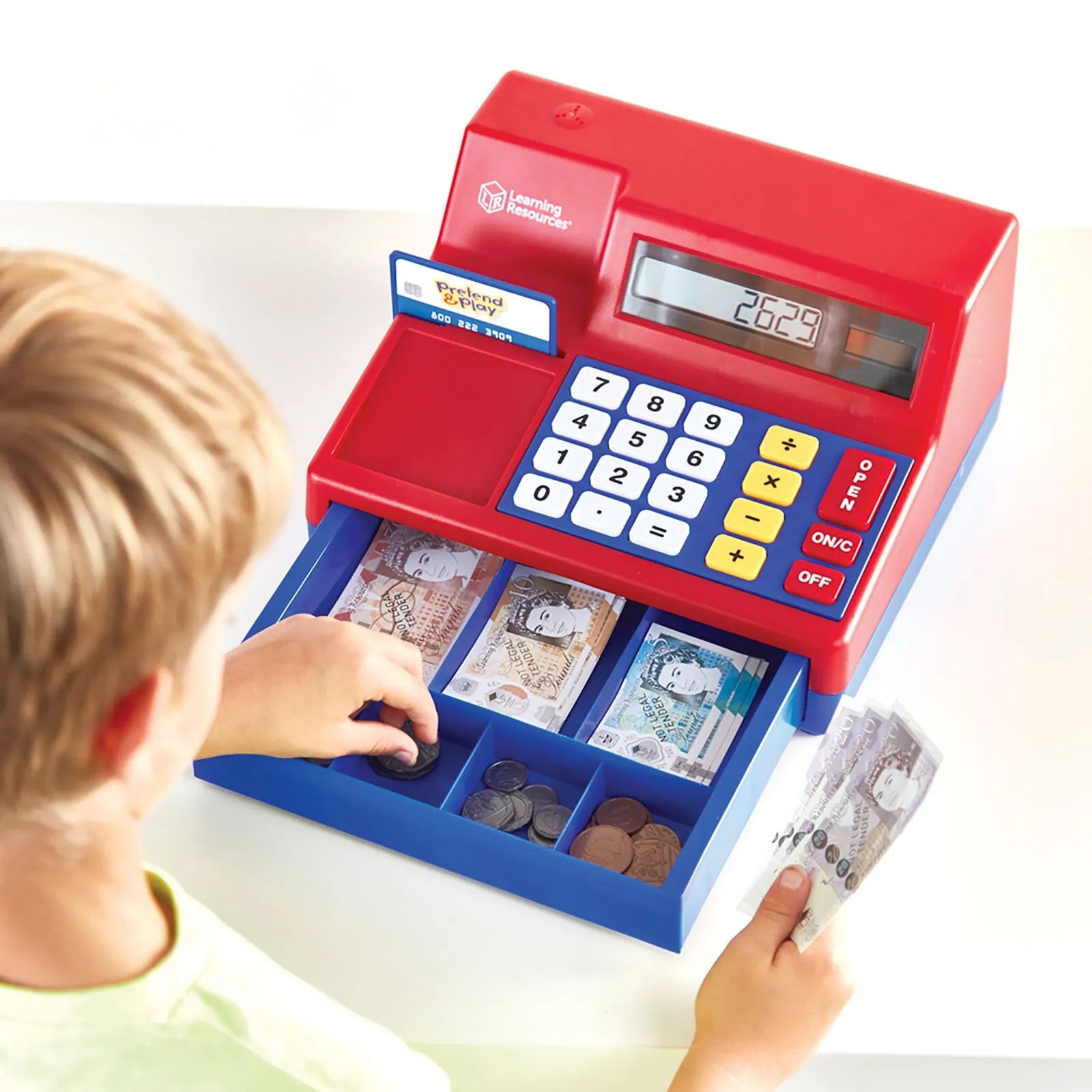Learning Resources Pretend & Play Calculator Cash Register - ebebek - Black Friday