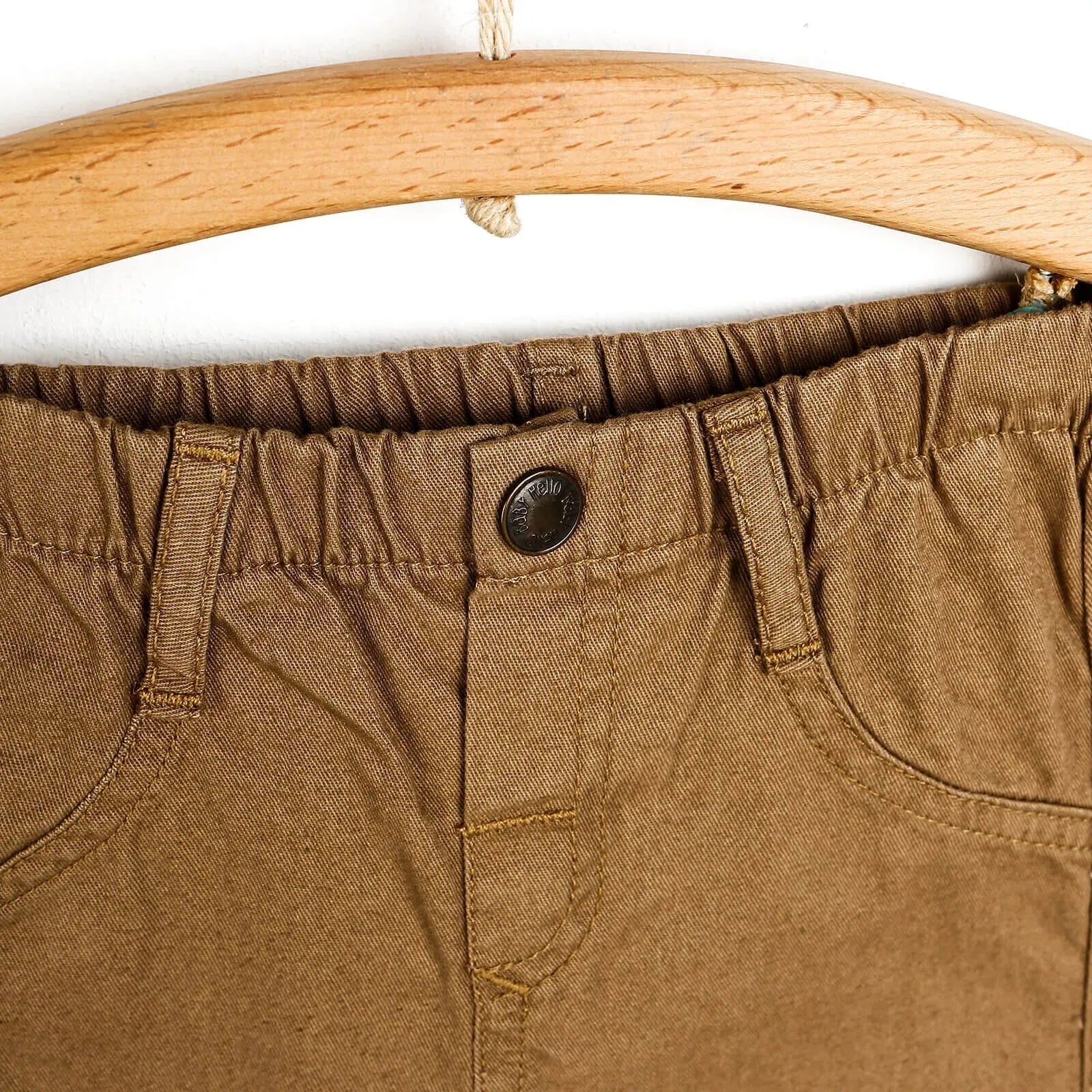 HelloBaby Basic Baby Boy Woven Pants - Light Brown - ebebek - Black Friday