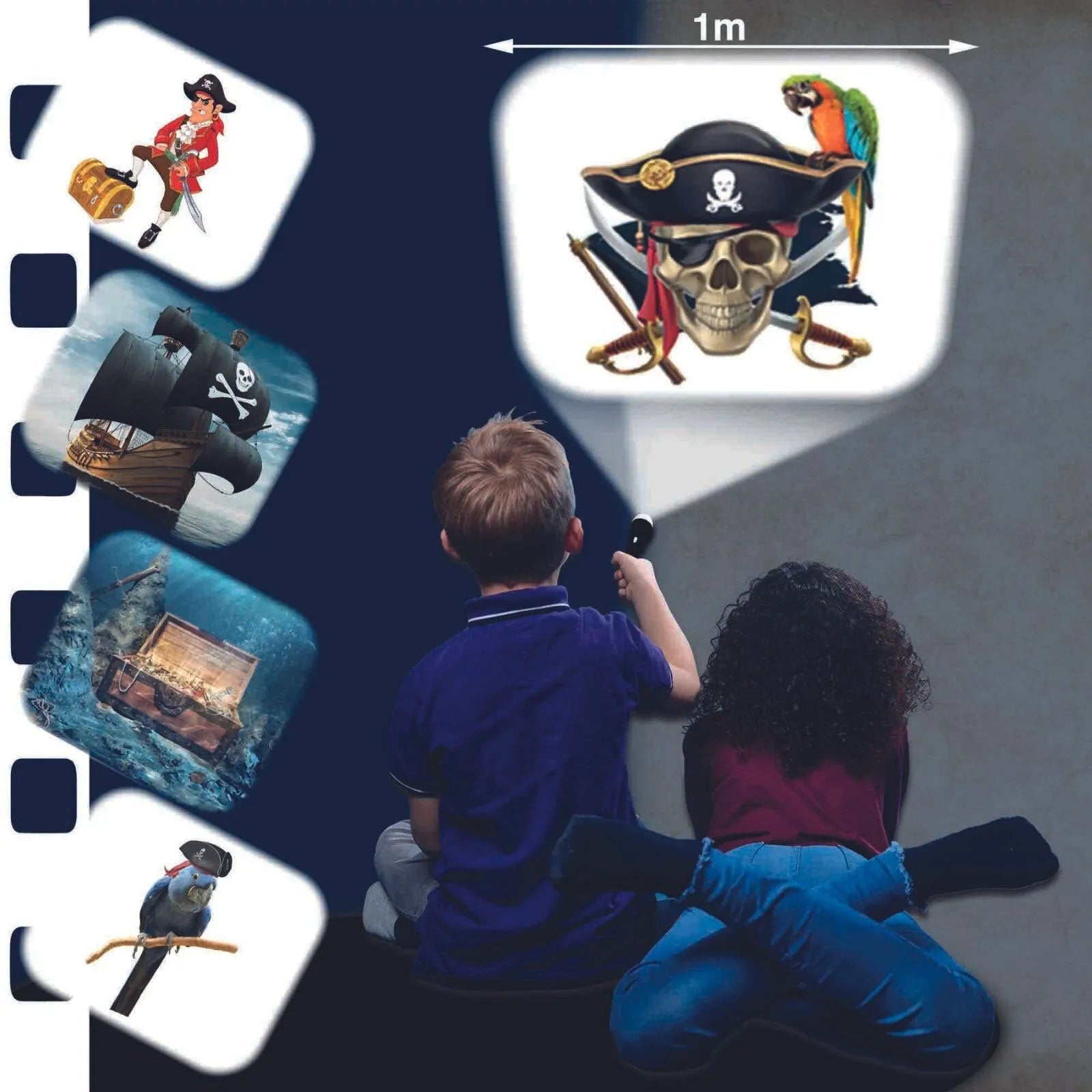 Brainstorm Torch and Projector - Pirate Torch - ebebek - Black Friday