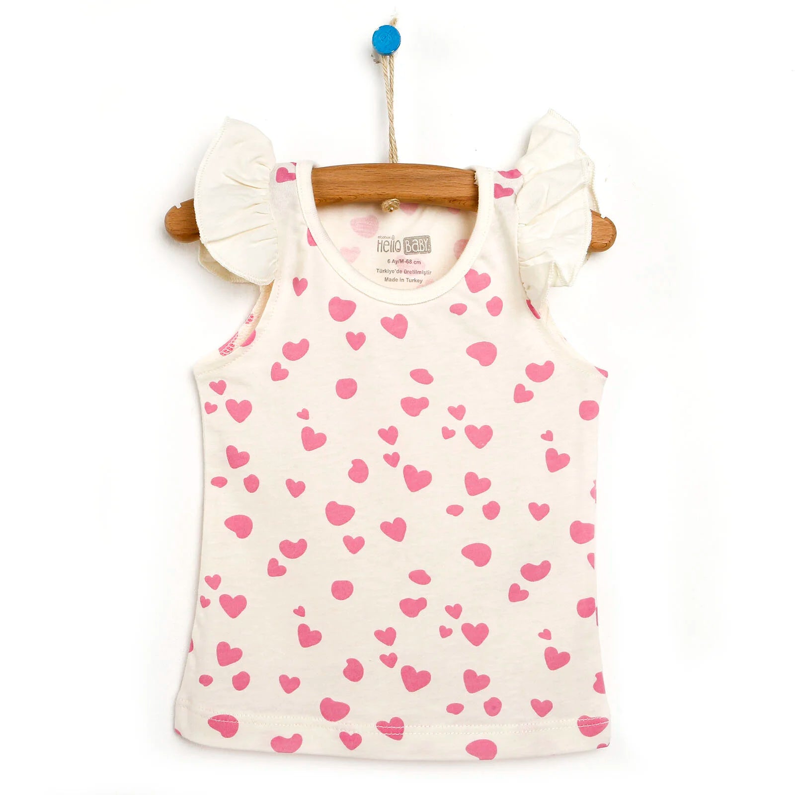 HelloBaby Basic Baby Girl Tank Top - Ecru - ebebek - Black Friday