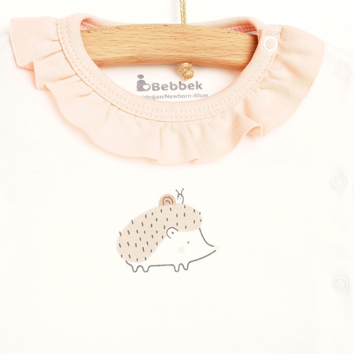 Bebbek Baby Girl 5 Pcs Newborn Gift Starter Set - Light Rose - ebebek - Black Friday