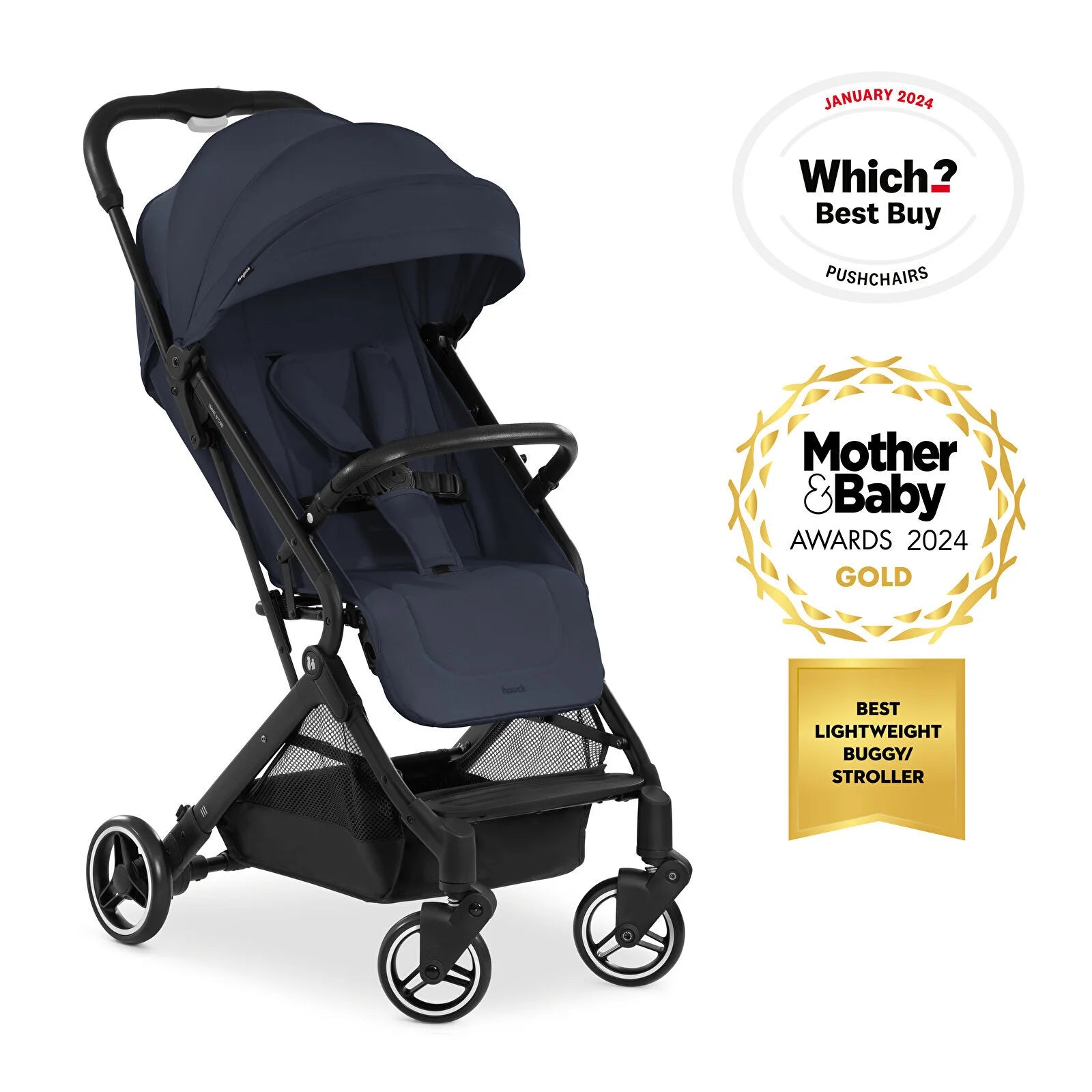 Hauck Travel N Care Pushchair - Navy Blue - ebebek - Black Friday