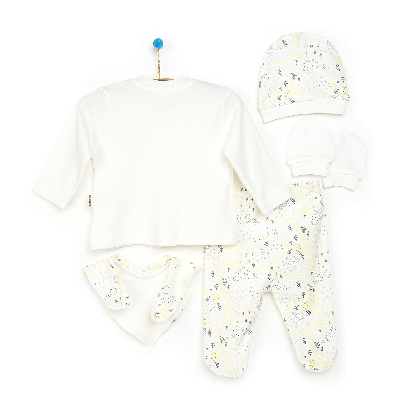 Bebbek Baby Girl 5 Pcs Newborn Starter Set - Ecru - ebebek - Black Friday