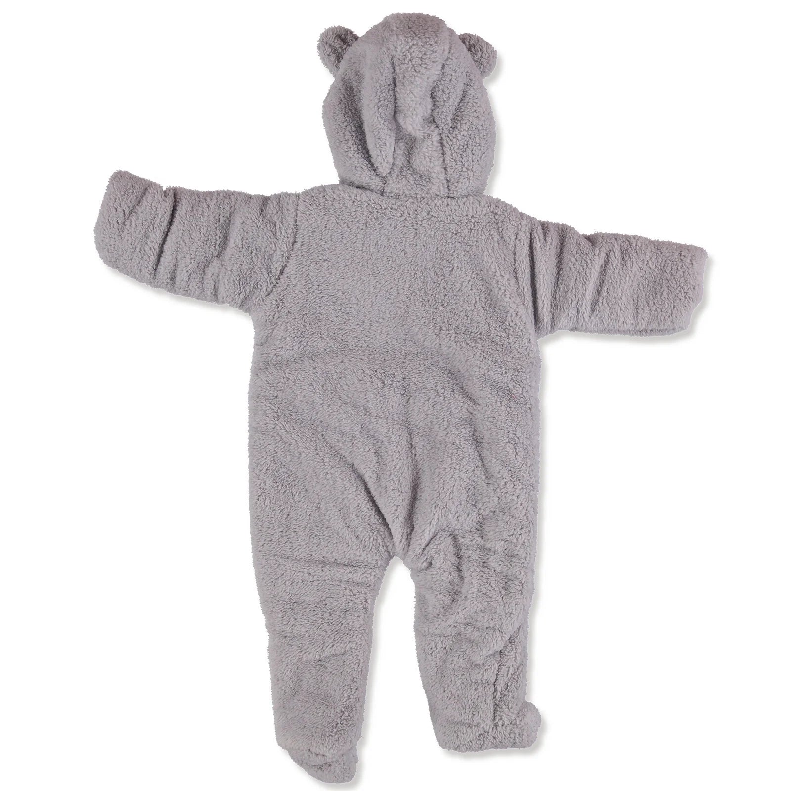 Cassiope Newborn Welsoft Footed Jumpsuit - Grey - ebebek - Black Friday