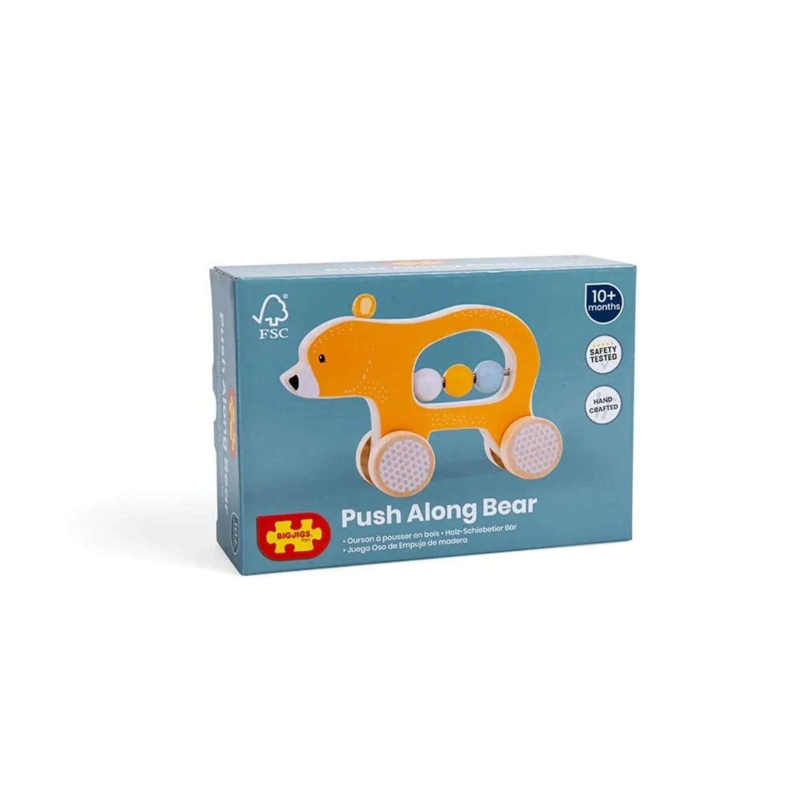 Bigjigs Toys Push Along Bear - ebebek - Black Friday