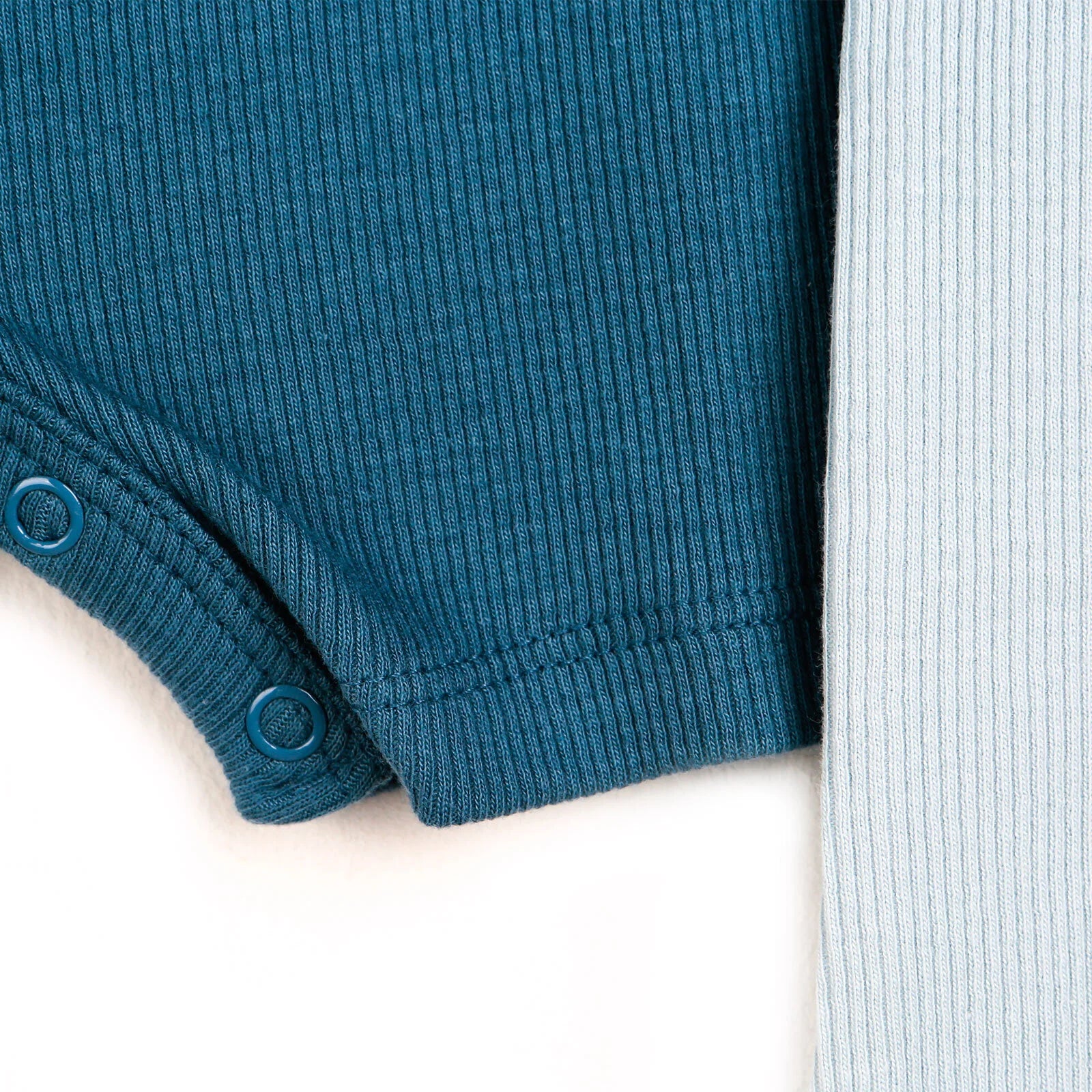 HelloBaby Basic 2 Piece Short Sleeve Short Overalls - Blue - ebebek - Black Friday