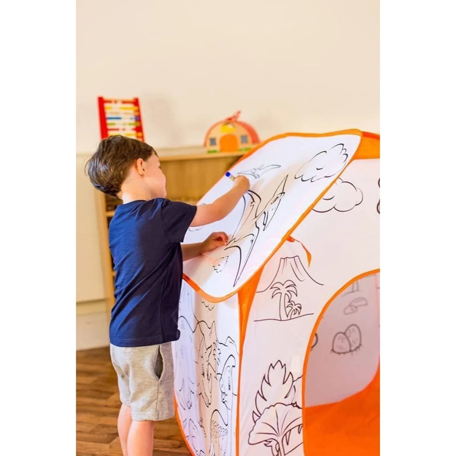 One For Fun Colour Your Own Play Tent - Dinosaur - ebebek - Black Friday