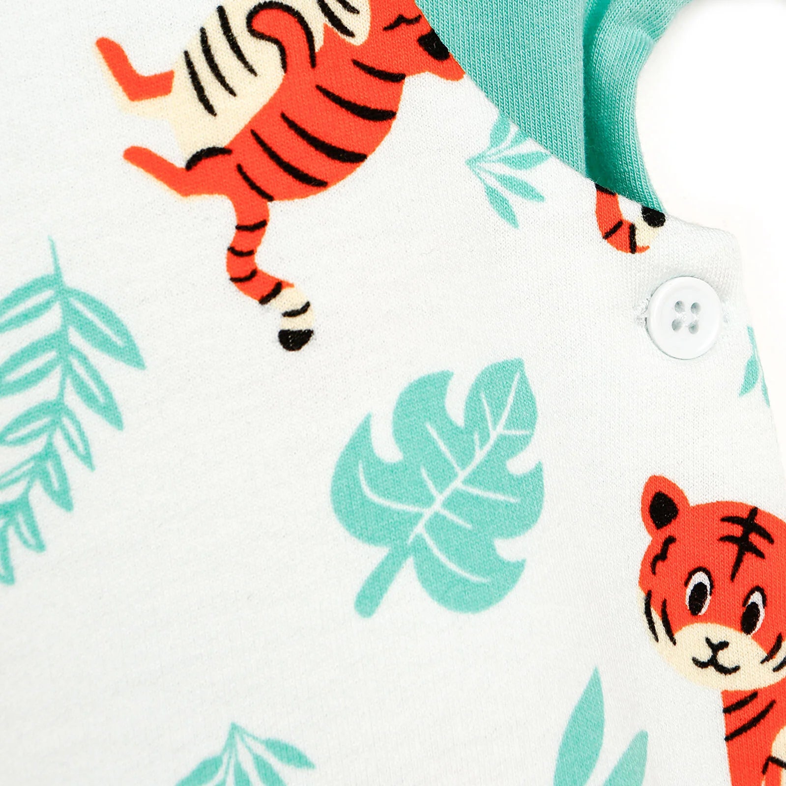 HelloBaby Basic Baby Boy Tiger Printed - Dark Mint - ebebek - Black Friday