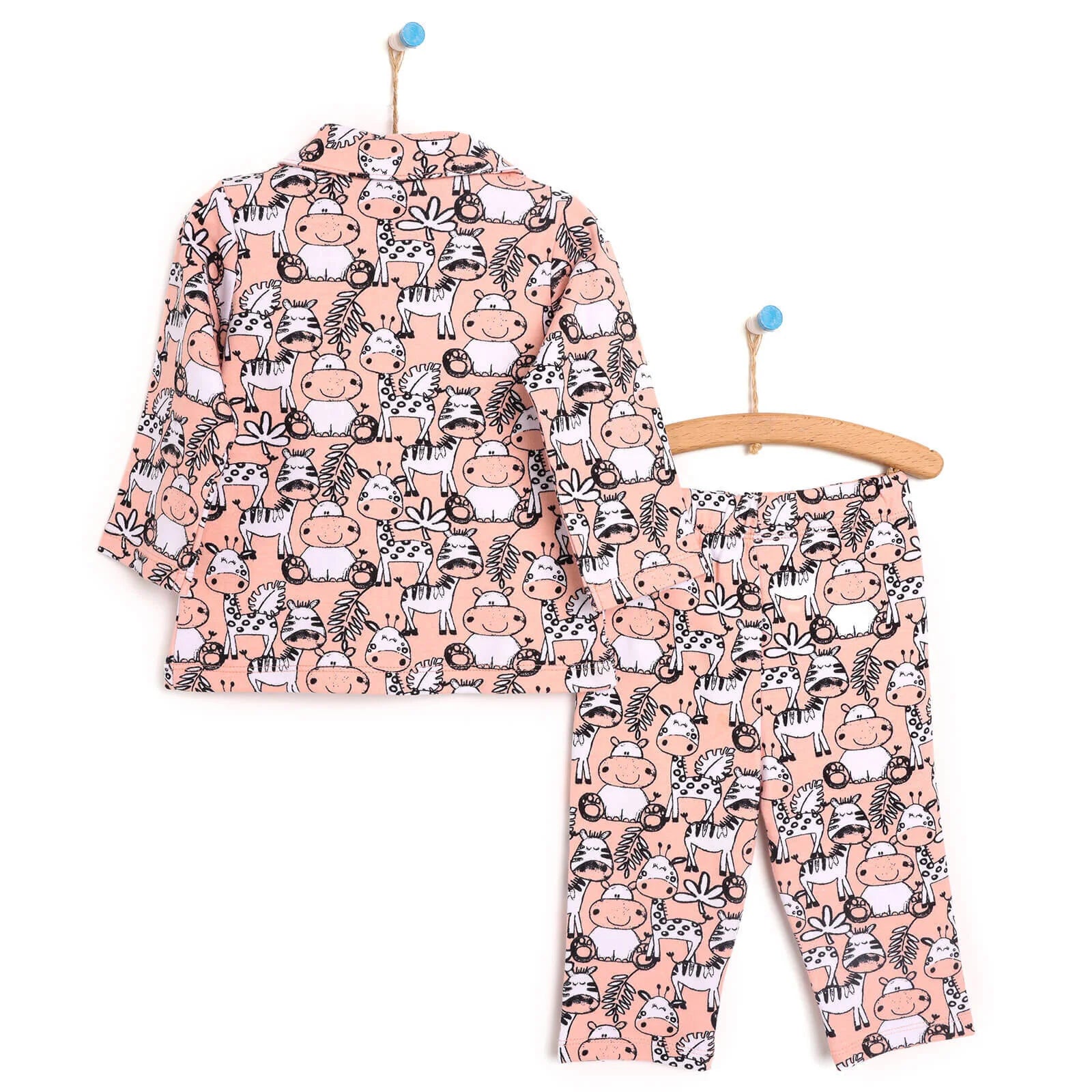 HelloBaby Baby Girl Shirt Collar Pyjamas - ebebek - Black Friday