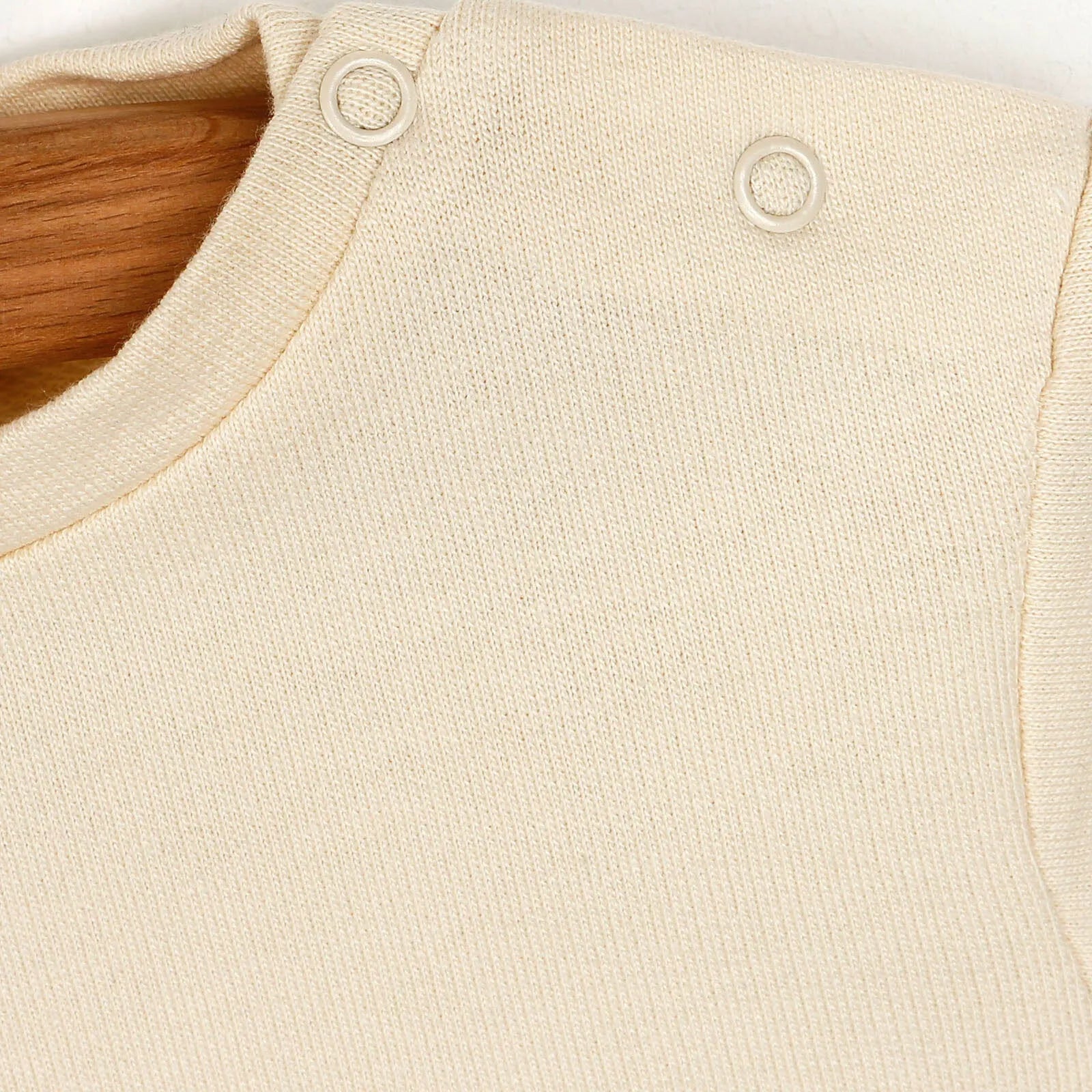 Antebies Newborn Cheetah Organic Sweatshirt - Beige - ebebek - Black Friday