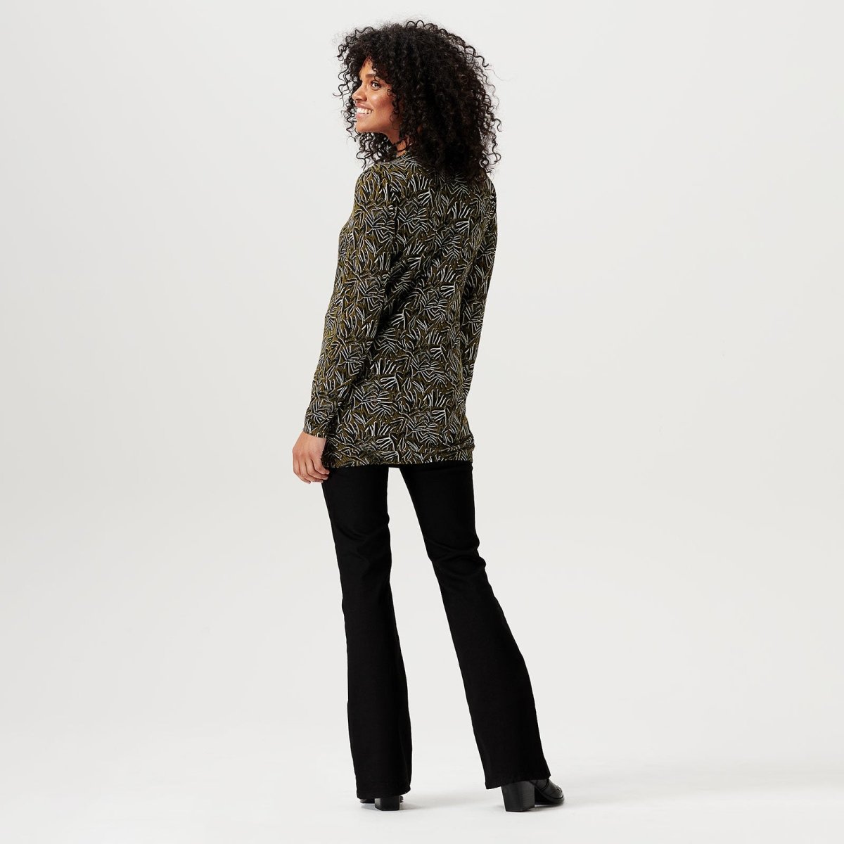 Noppies Pants Fenne Over The Belly Flared - Black - ebebek - Black Friday