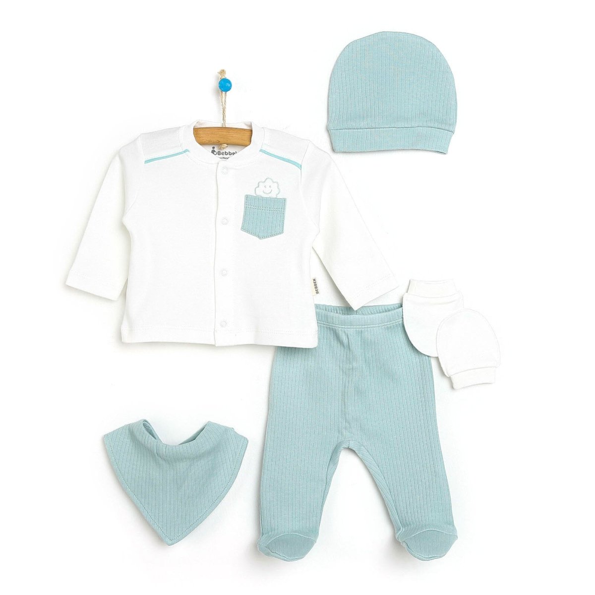 Bebbek Baby Boy 5 Pcs Newborn Gift Starter Set - Multicolour - ebebek - Black Friday