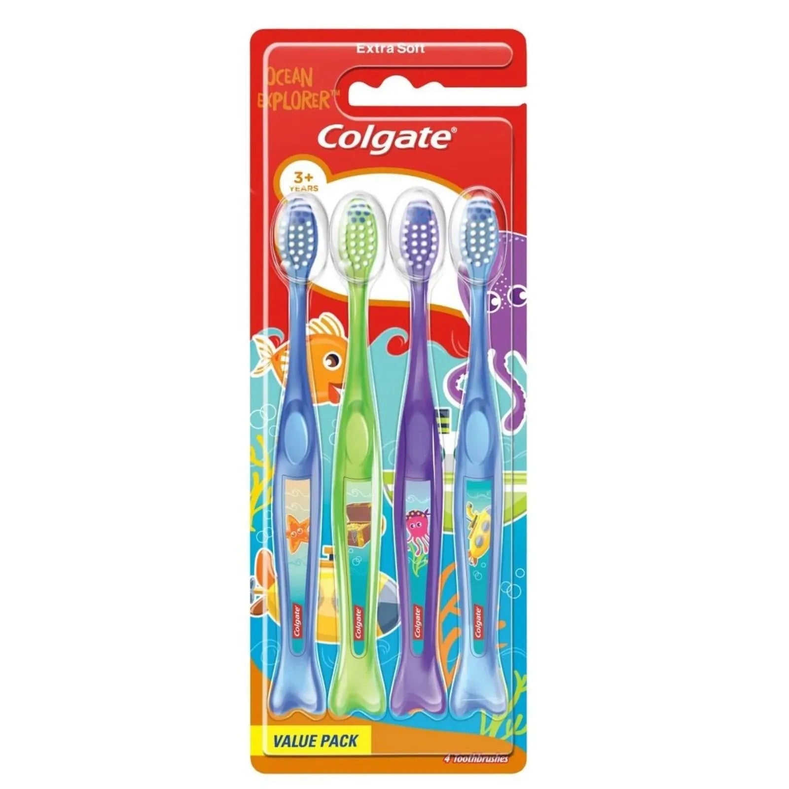 Colgate Toothbrush Kids Ocean Explorers Pack of 4 - ebebek - Black Friday