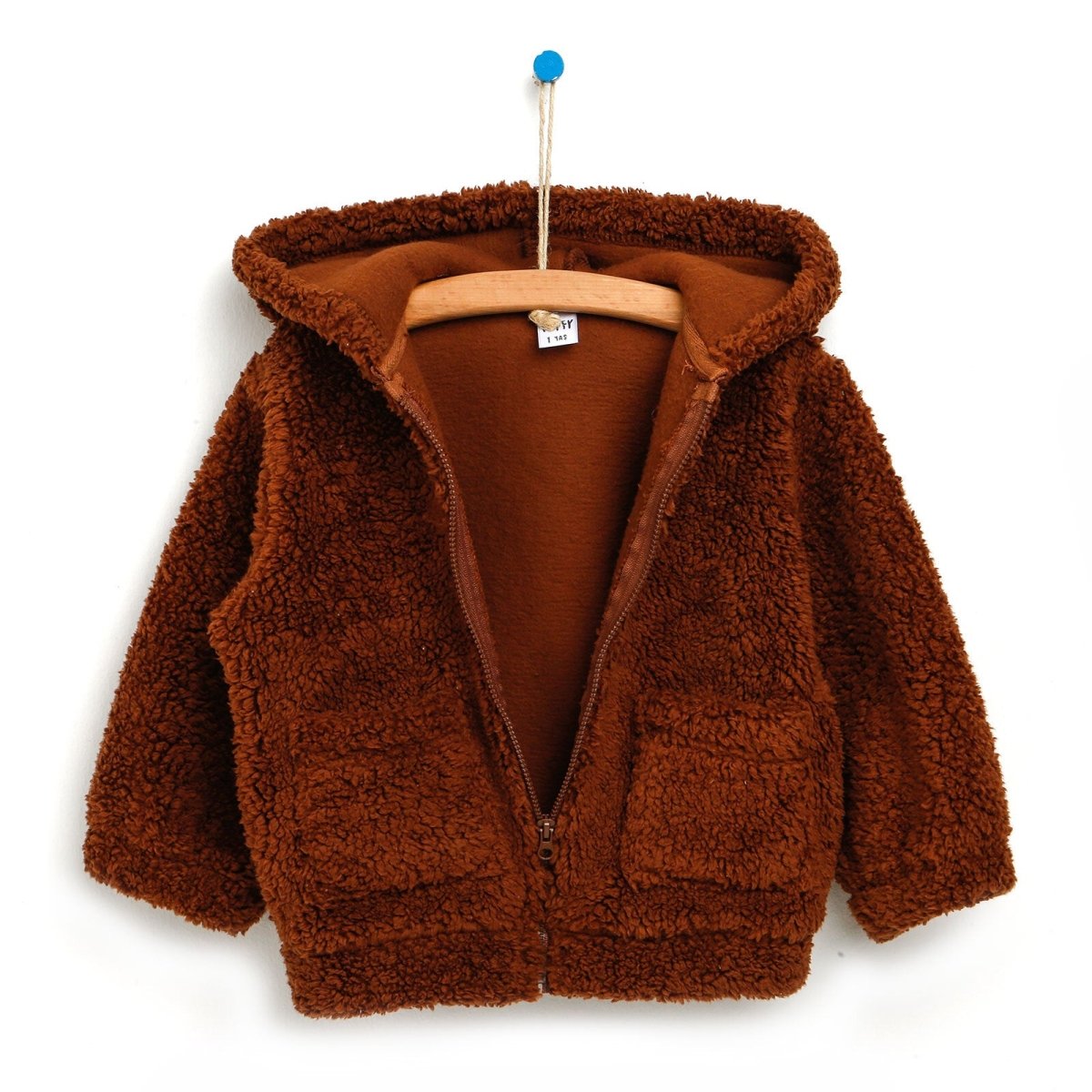 Tuffy Welsoft Plush Jacket - Brown - ebebek - Black Friday