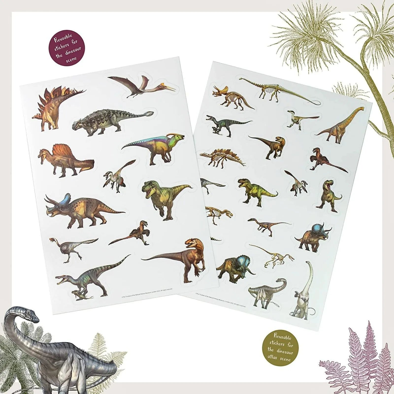 National History Museum Sticker Scene - ebebek - Black Friday