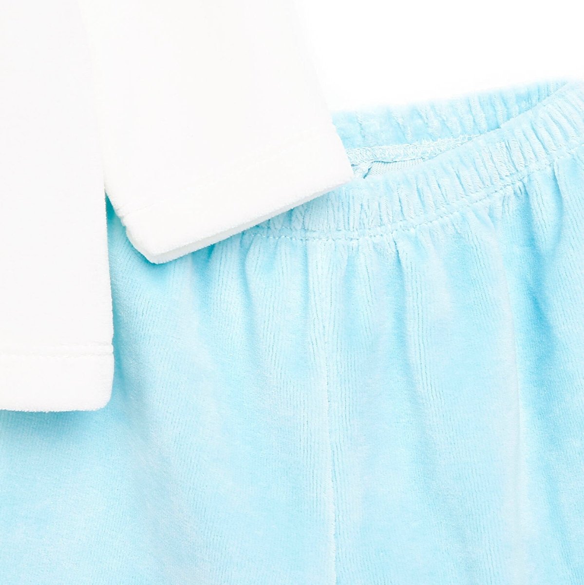 HelloBaby Basic Baby Boy Velvet Pyjamas - Blue - ebebek - Black Friday