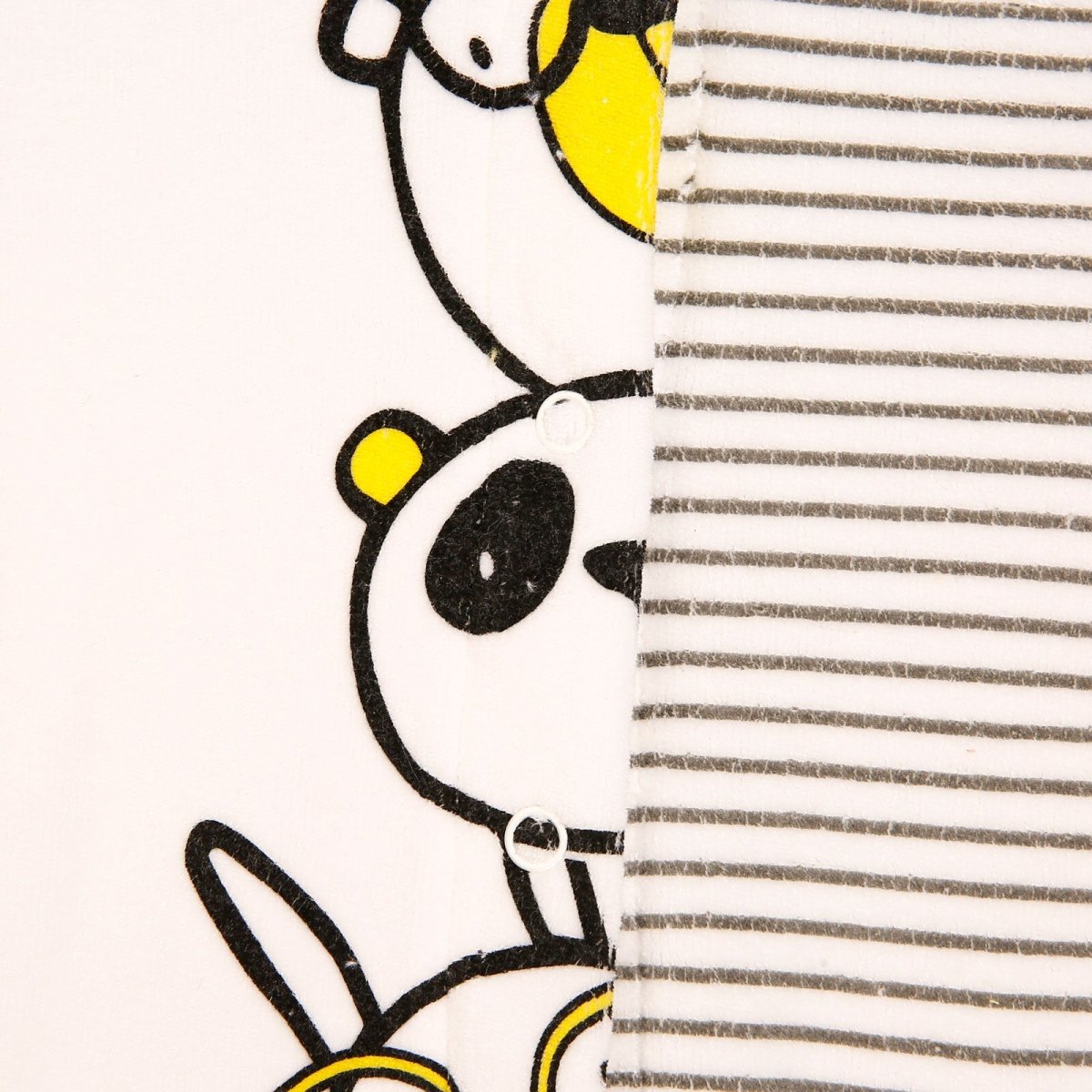 Cassiope Newborn Funny Friend Velvet Footed Jumpsuit - Ecru - ebebek - Black Friday