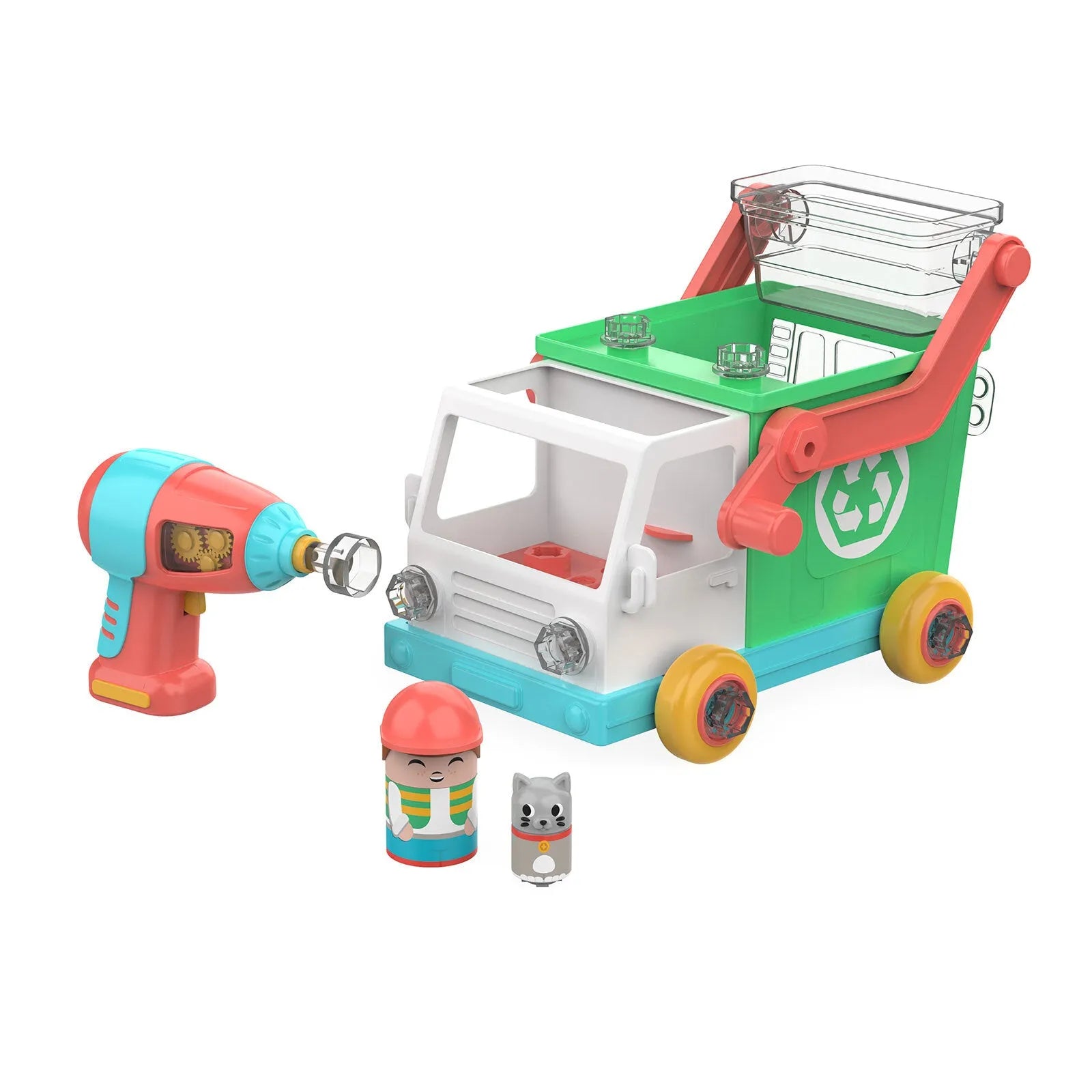 Design & Drill Bolt Buddies Police Rescue Pick - It - Up Truck - ebebek - Black Friday