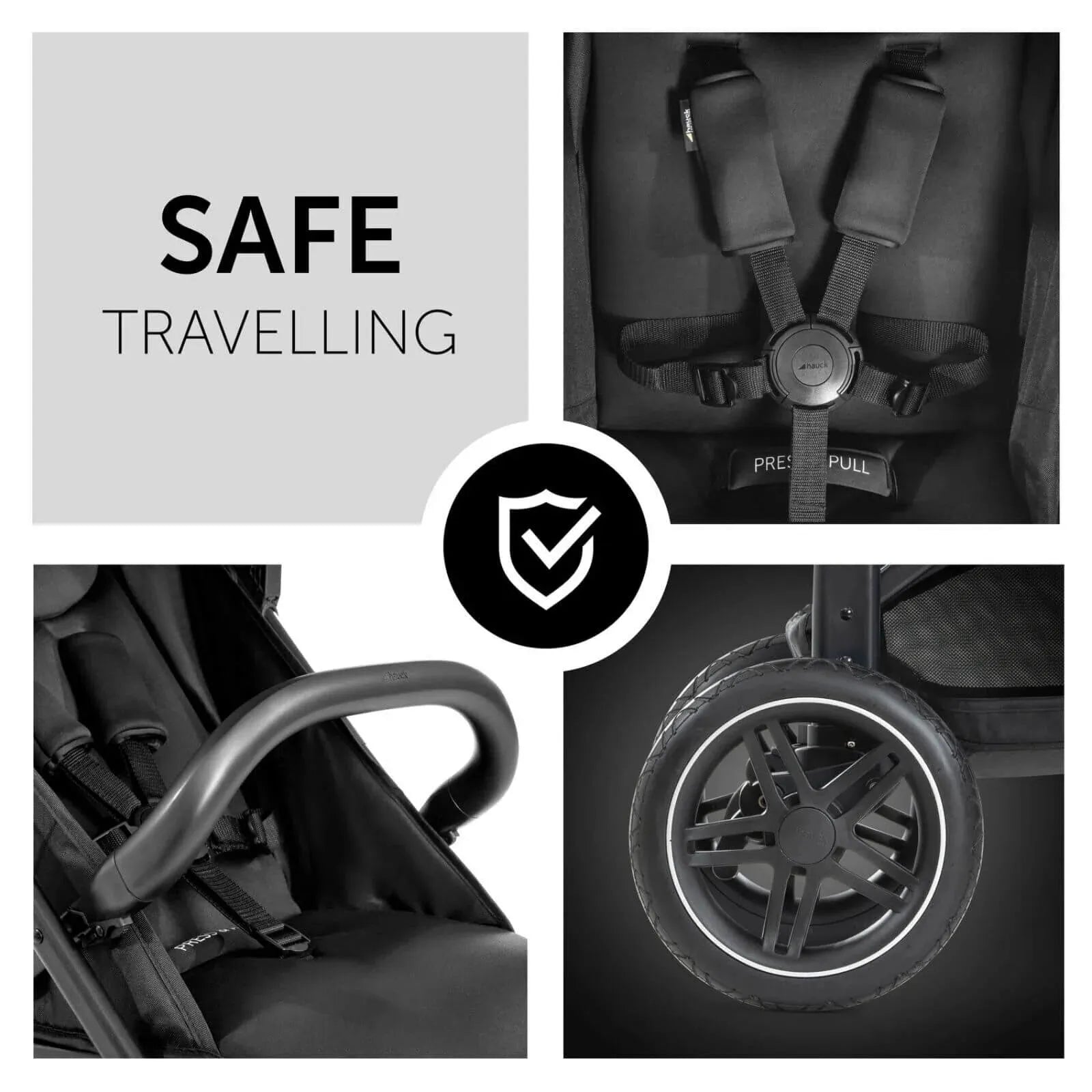 Hauck Rapid 4D Pushchair - Black - ebebek - Black Friday