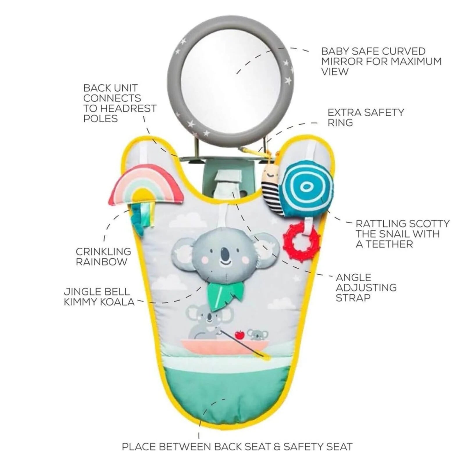 Taf Toys Koala In Car Play Center - ebebek - Black Friday