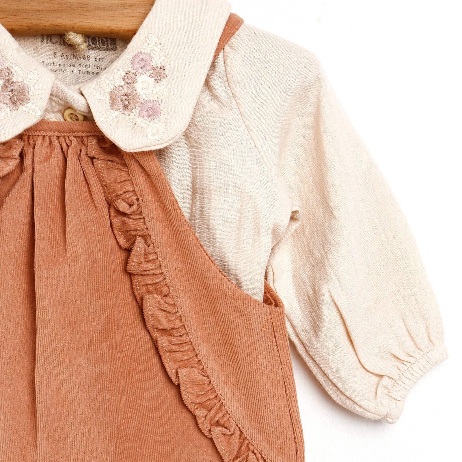 HelloBaby Overall Shorts - Sweatshirt - Mink - ebebek - Black Friday