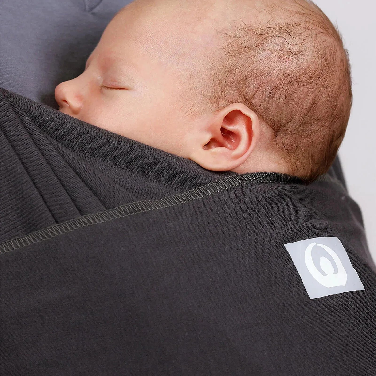 Gaia Carry Stretchy Baby Wrap Organic Cotton - Graphite - ebebek - Black Friday