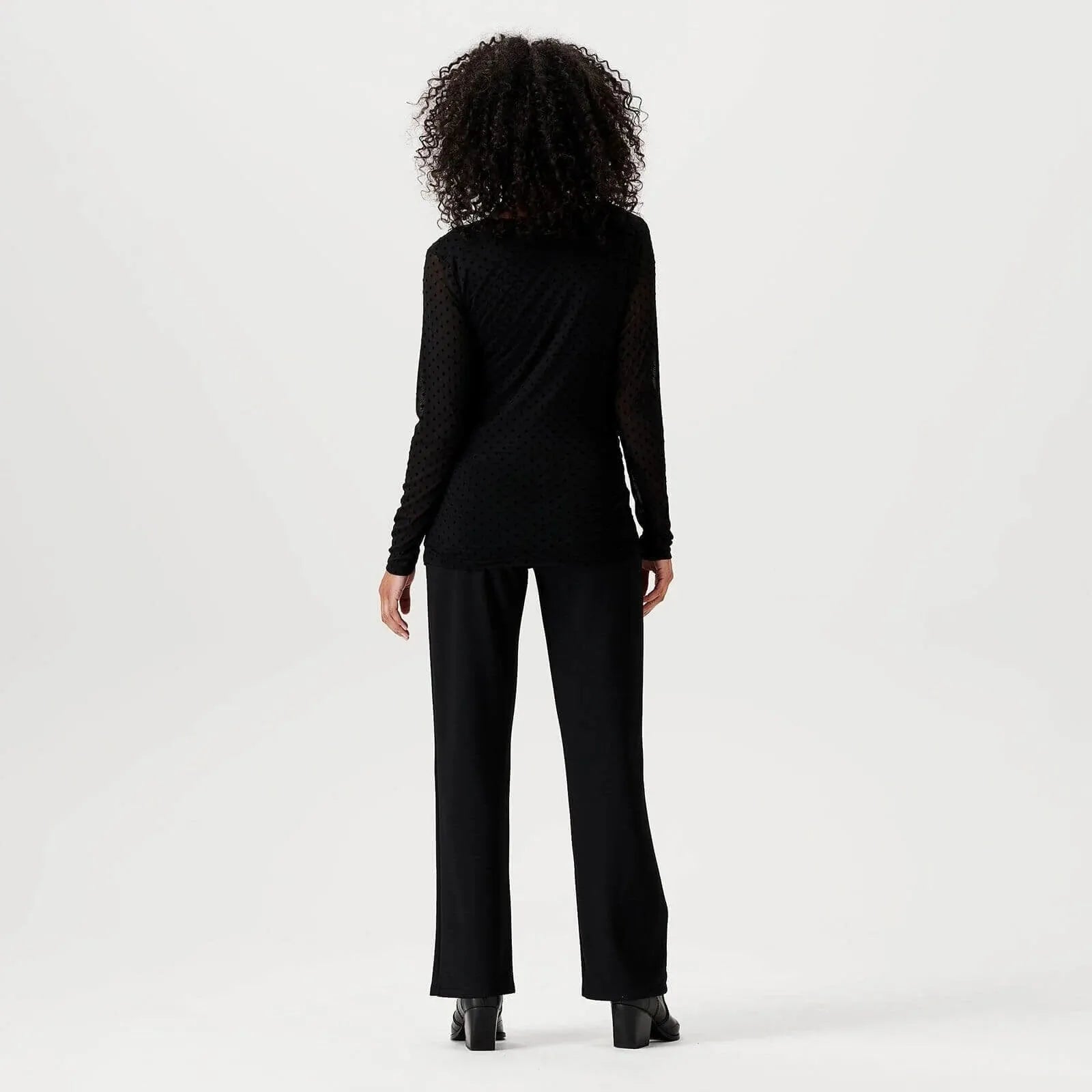 Noppies Top Olean Nursing Long Sleeve Allover Print - Black - ebebek - Black Friday