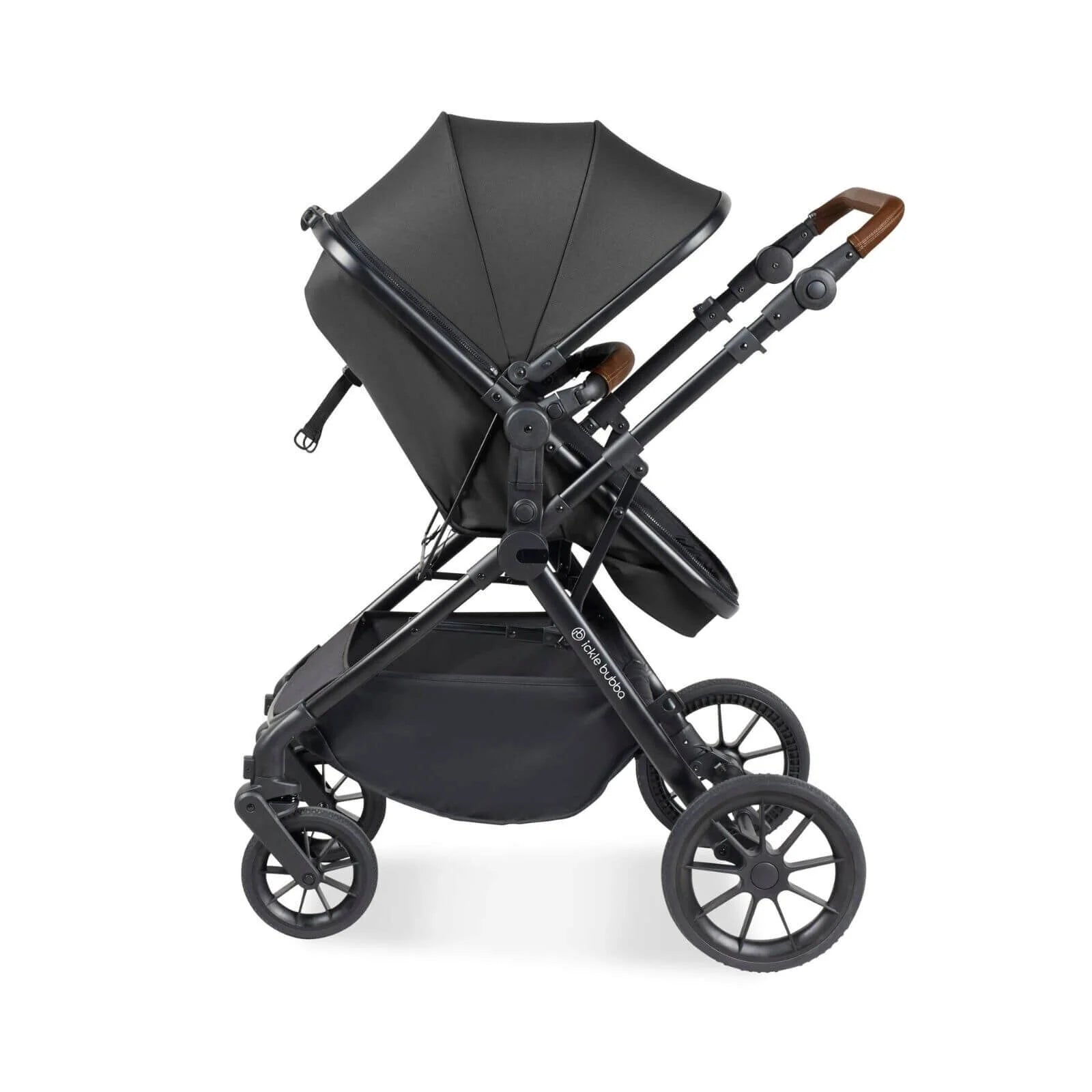 Ickle Bubba Cosmo 2 - in - 1 Pushchair & Carrycot - Black/Graphite Grey/Tan - ebebek - Black Friday