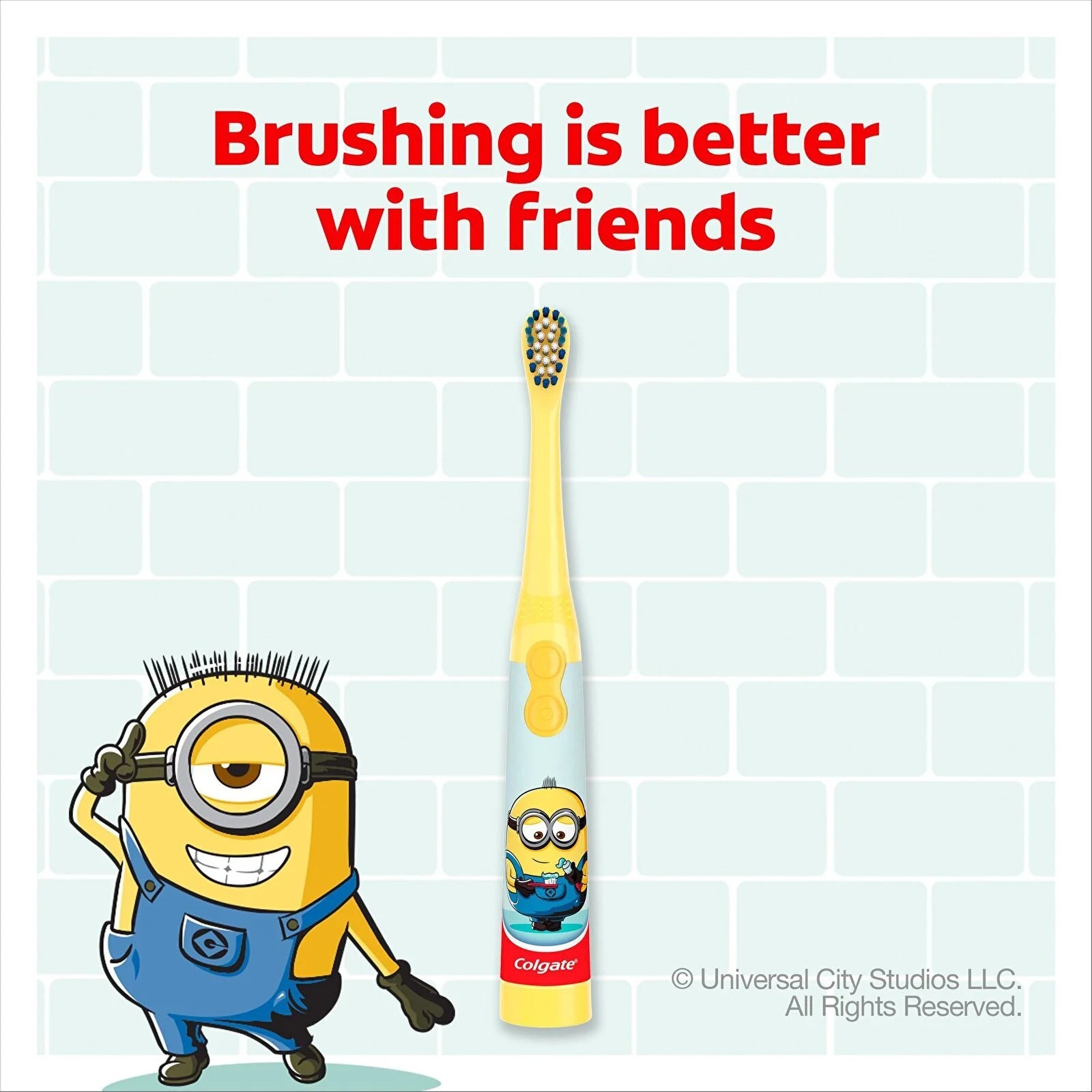 Colgate Minions Extra Soft Battery Toothbrush 3+ years - ebebek - Black Friday