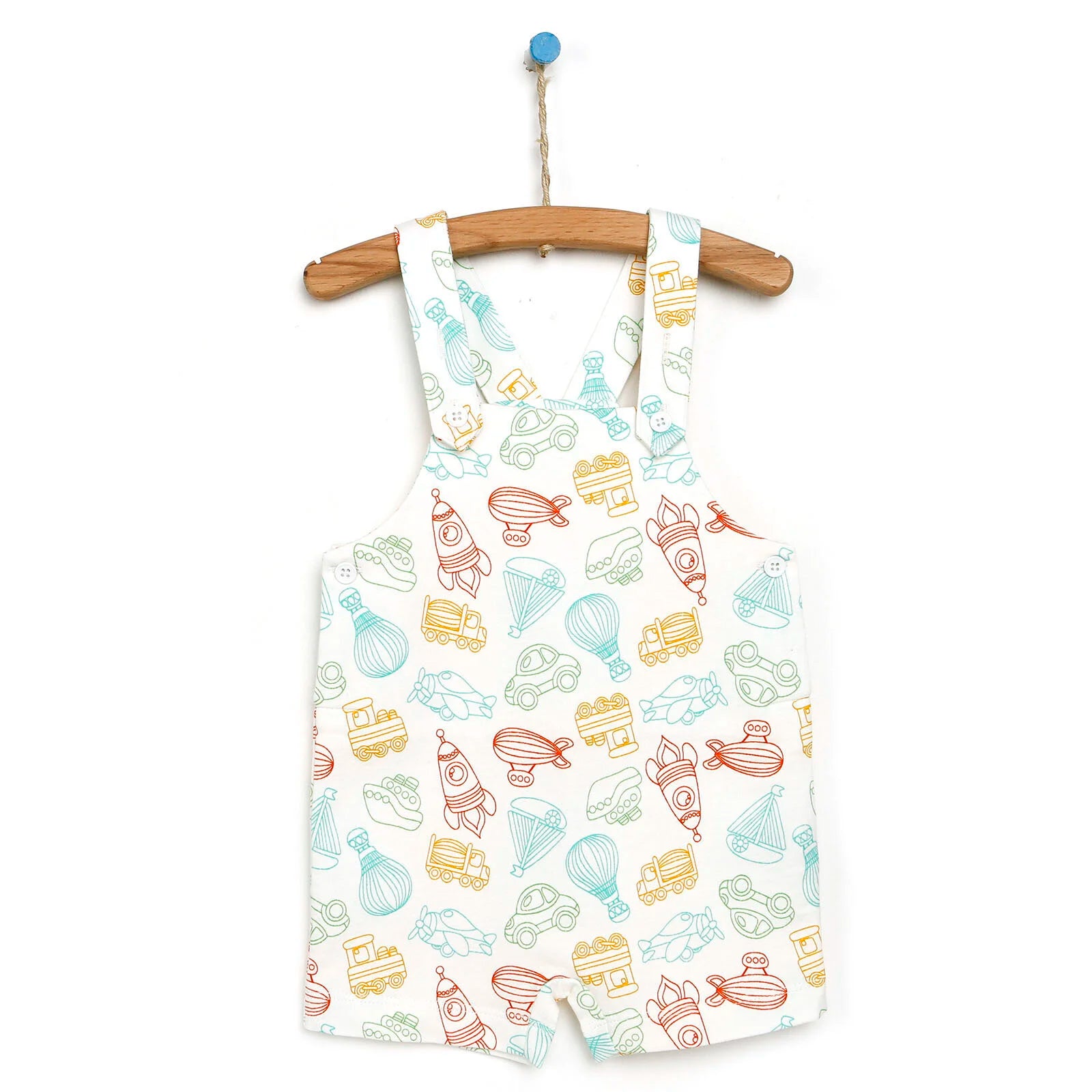 HelloBaby Basic Baby Boy Vehicle Pattern - White - ebebek - Black Friday